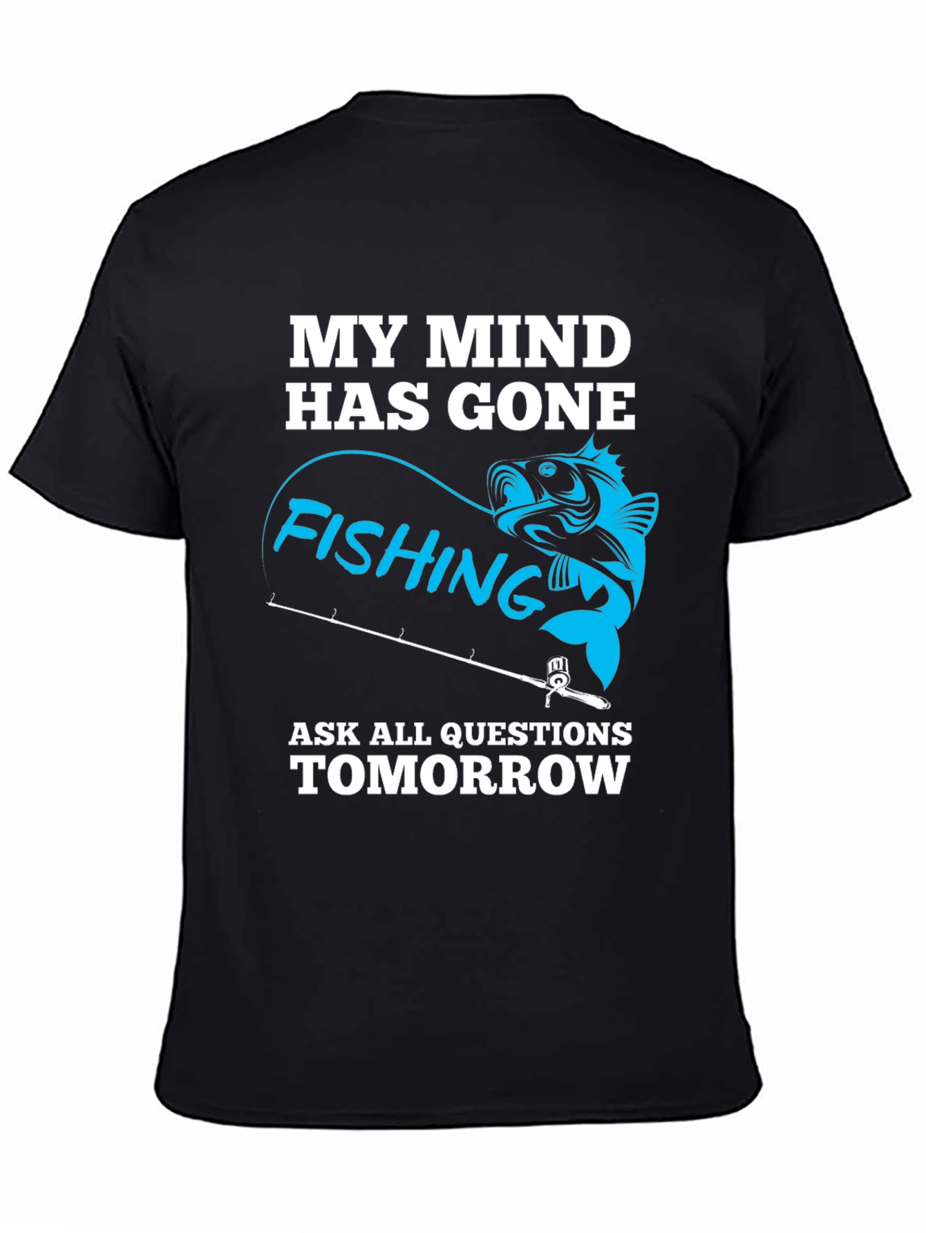 Gone Fishing Graphic T-Shirt - Mens