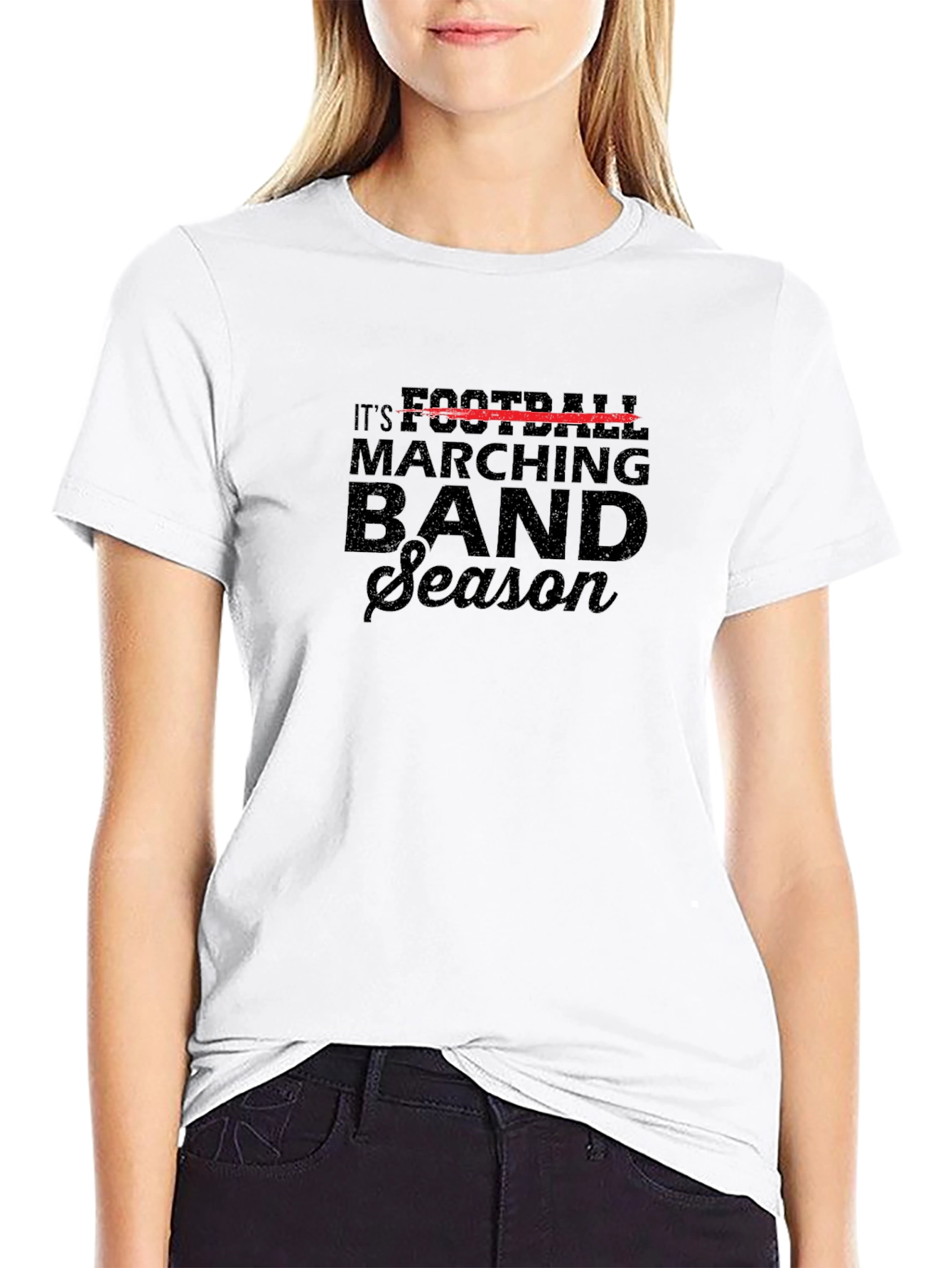 Marching Band Season T-Shirt Novelty Tee