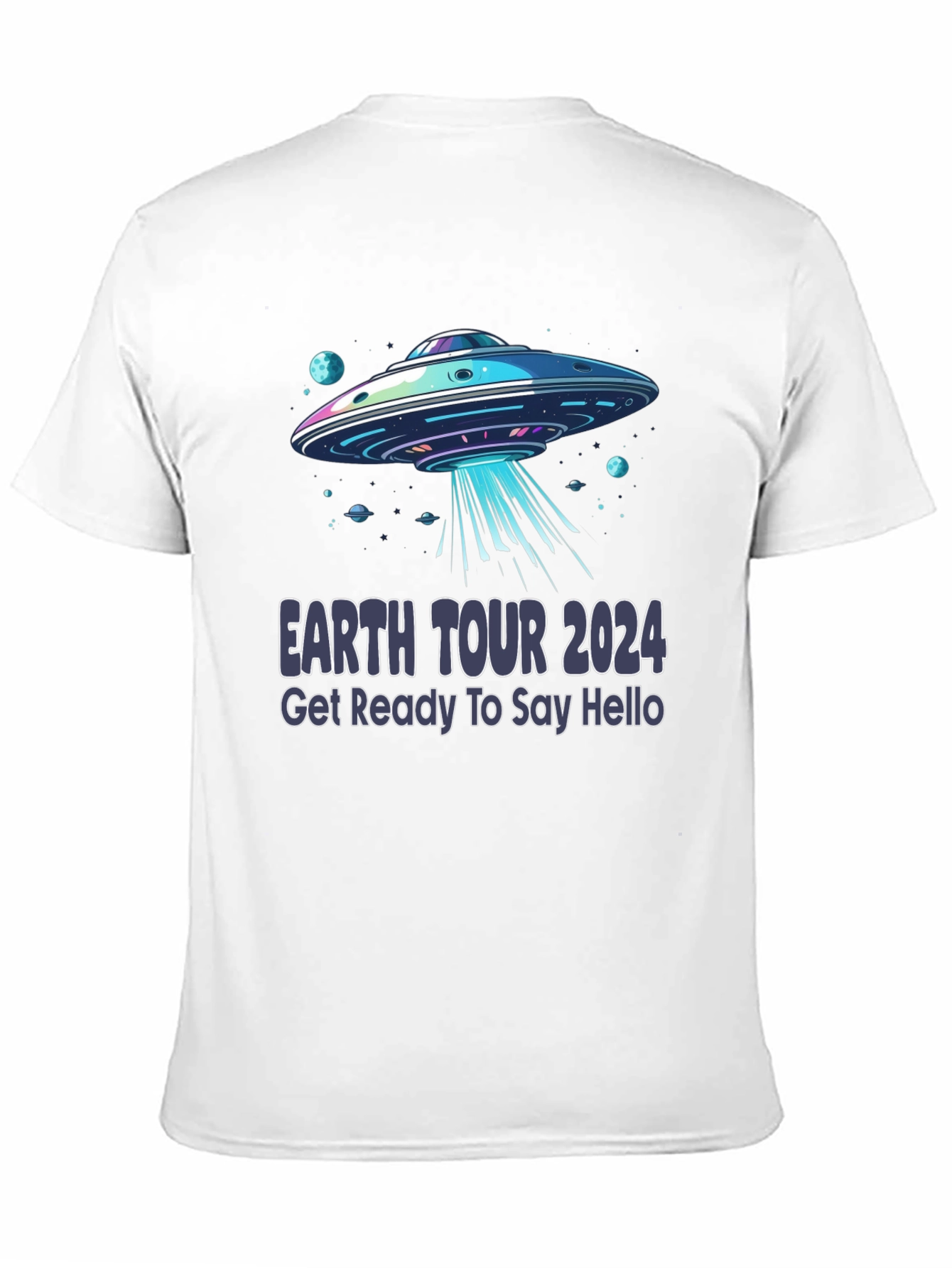 Earth Tour 2024 UFO Graphic T-Shirt