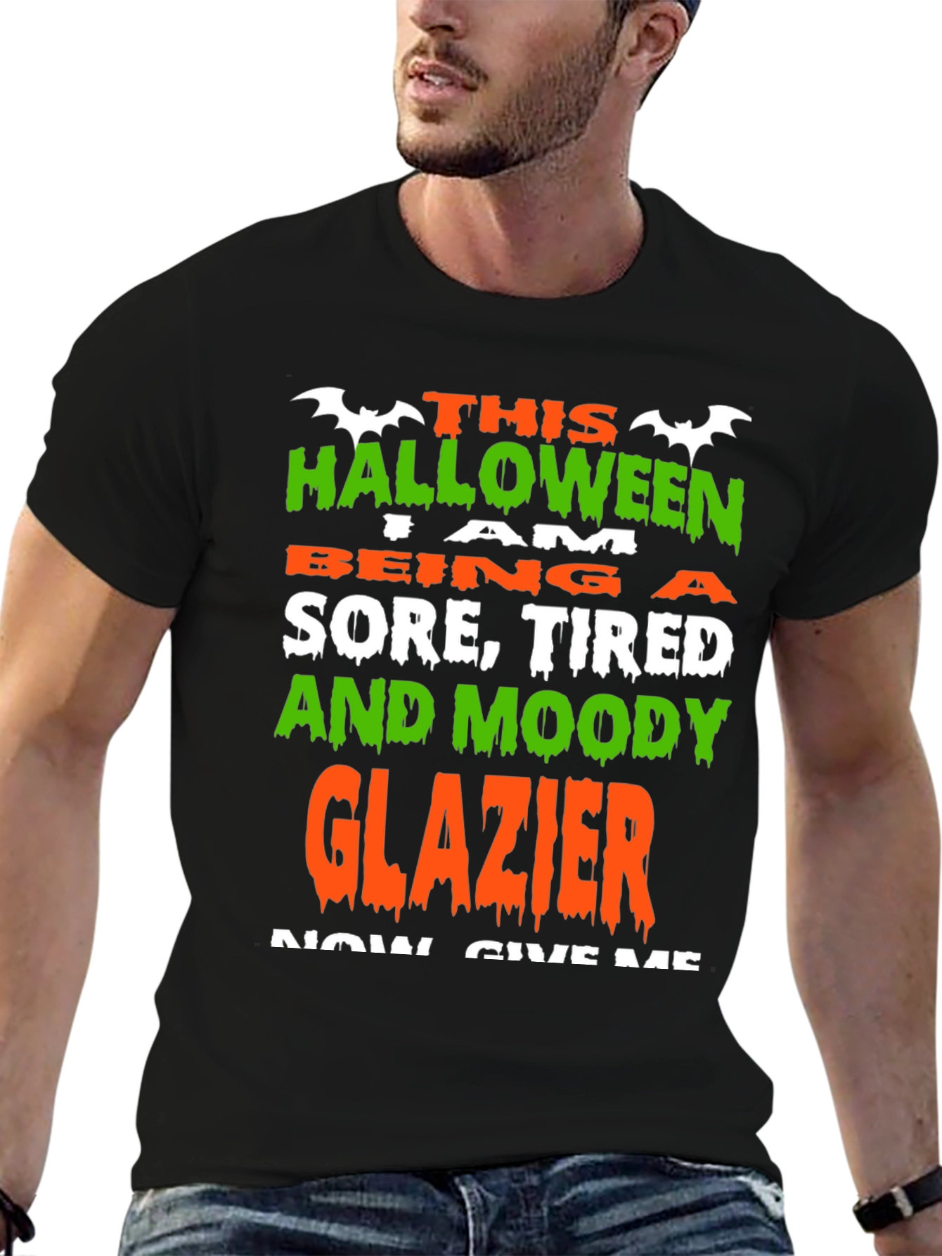 Halloween Sore Tired Moody Glazier T-Shirt