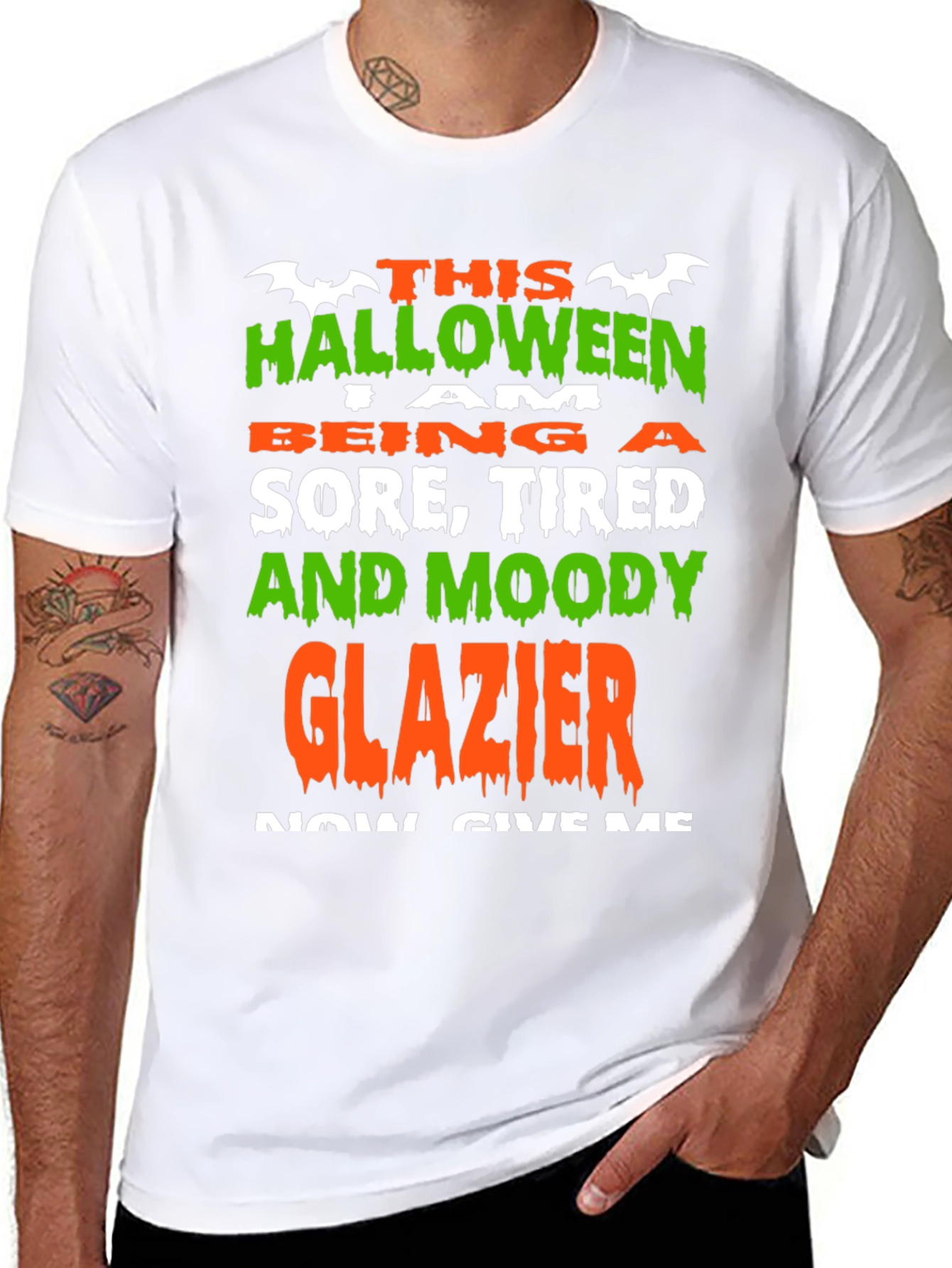 Halloween Sore Tired Moody Glazier T-Shirt