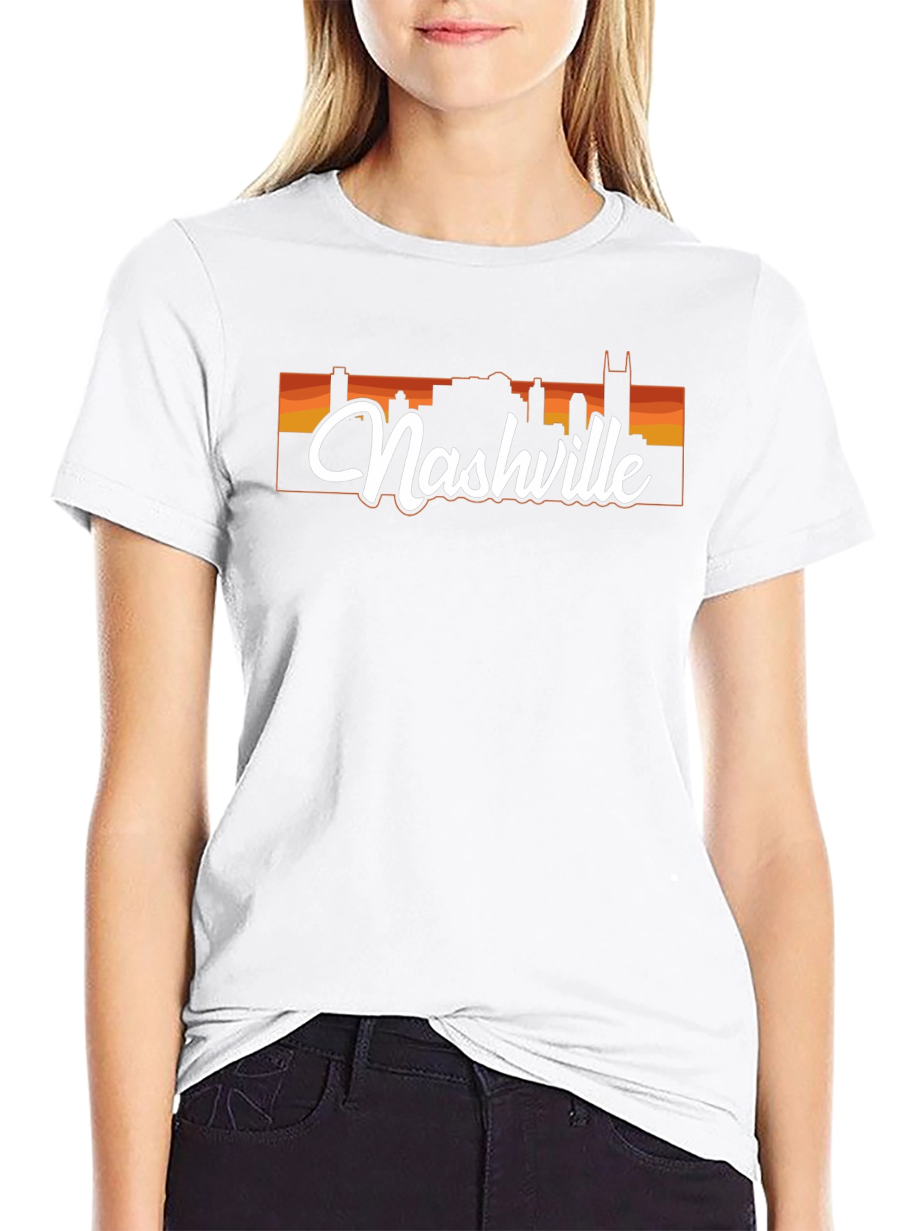 Nashville Skyline Graphic T-Shirt