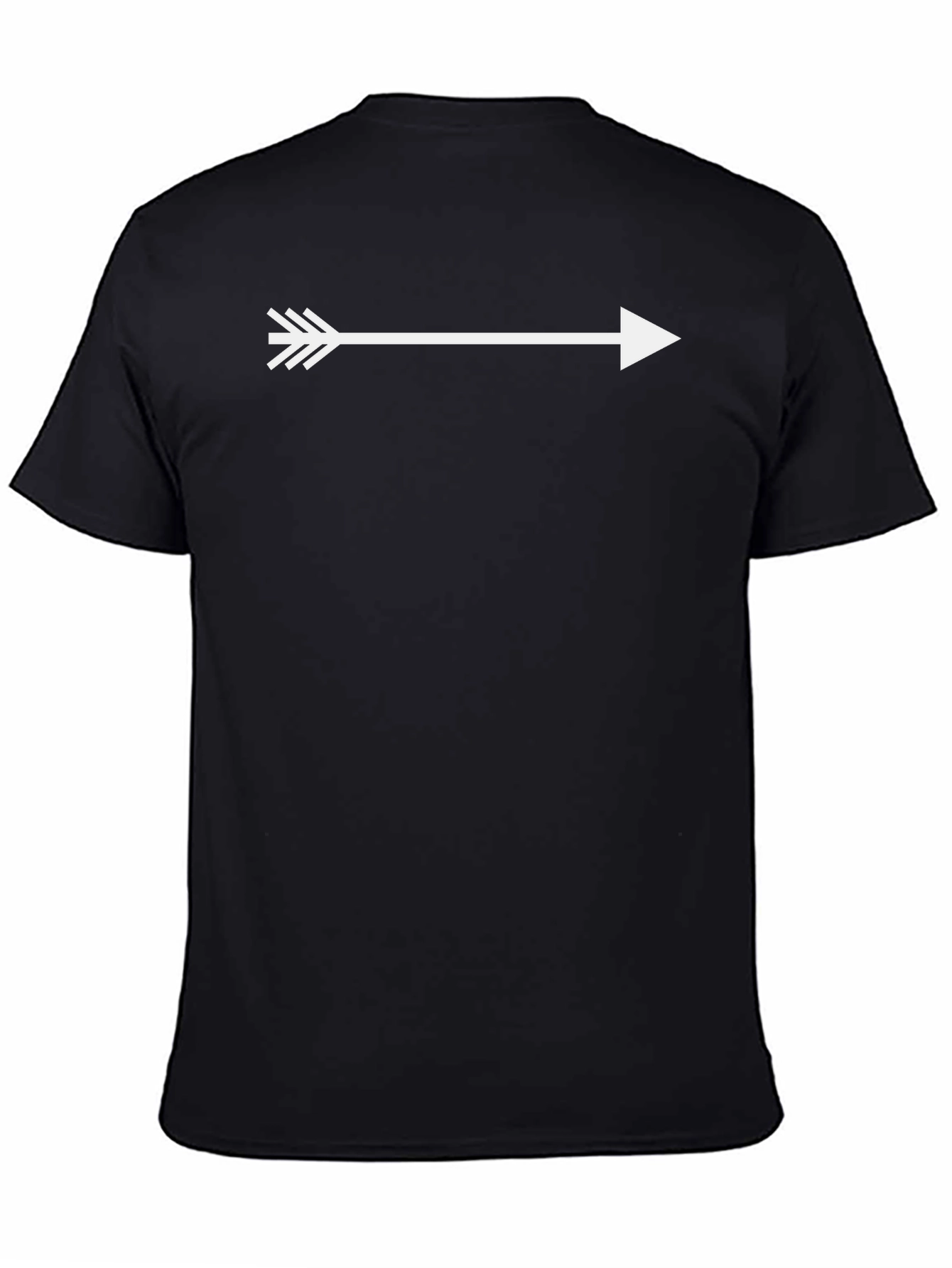Arrow Graphic Black T-Shirt - Point Your Way!