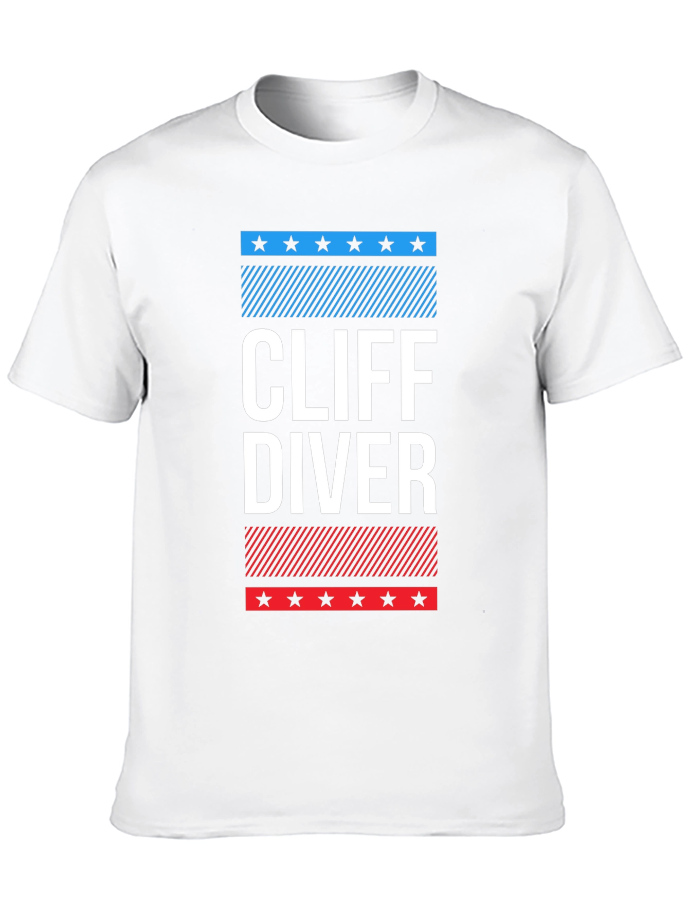 Cliff Diver Graphic Tee - Patriotic Design