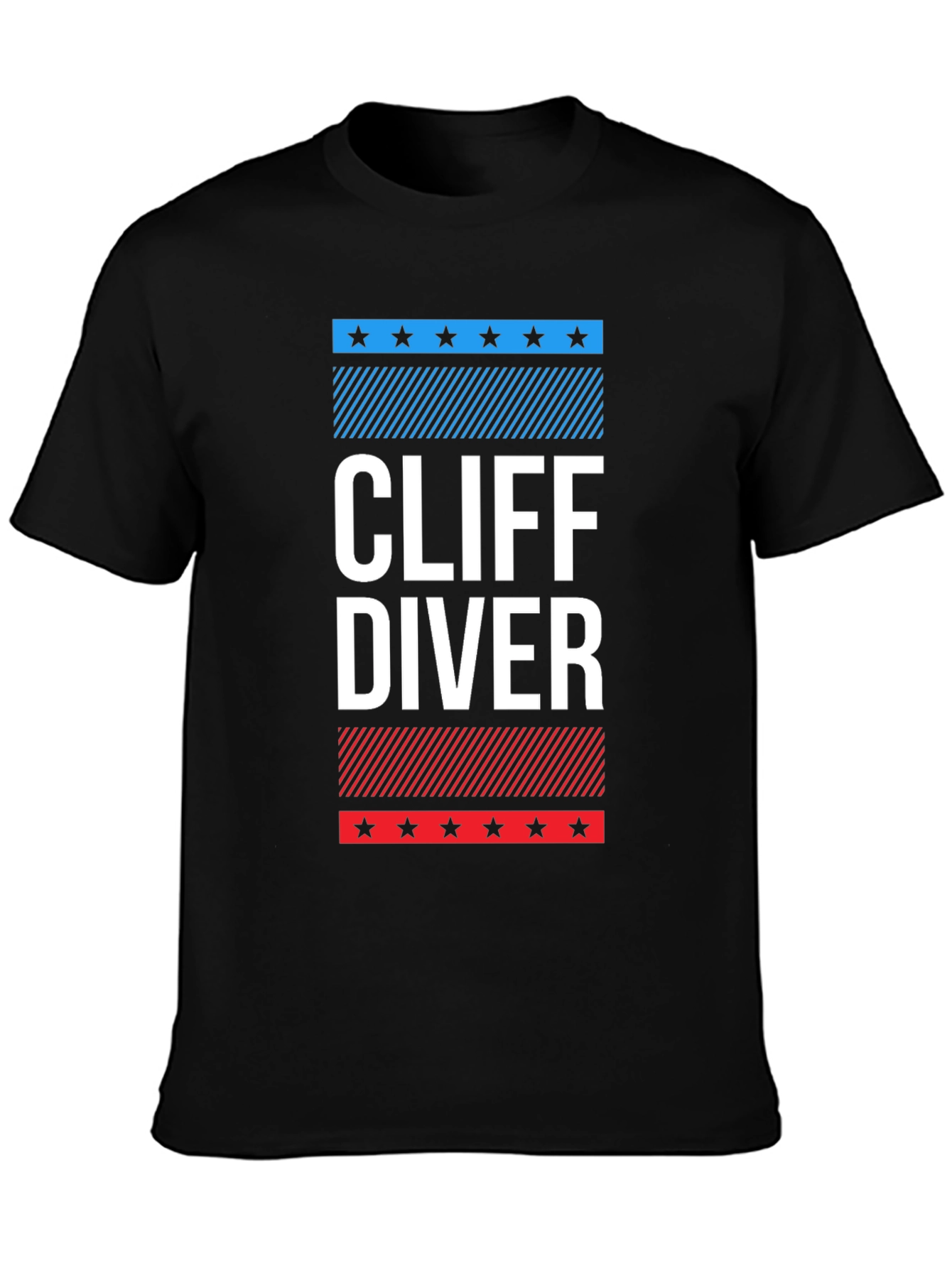 Cliff Diver Graphic Tee - Patriotic Design