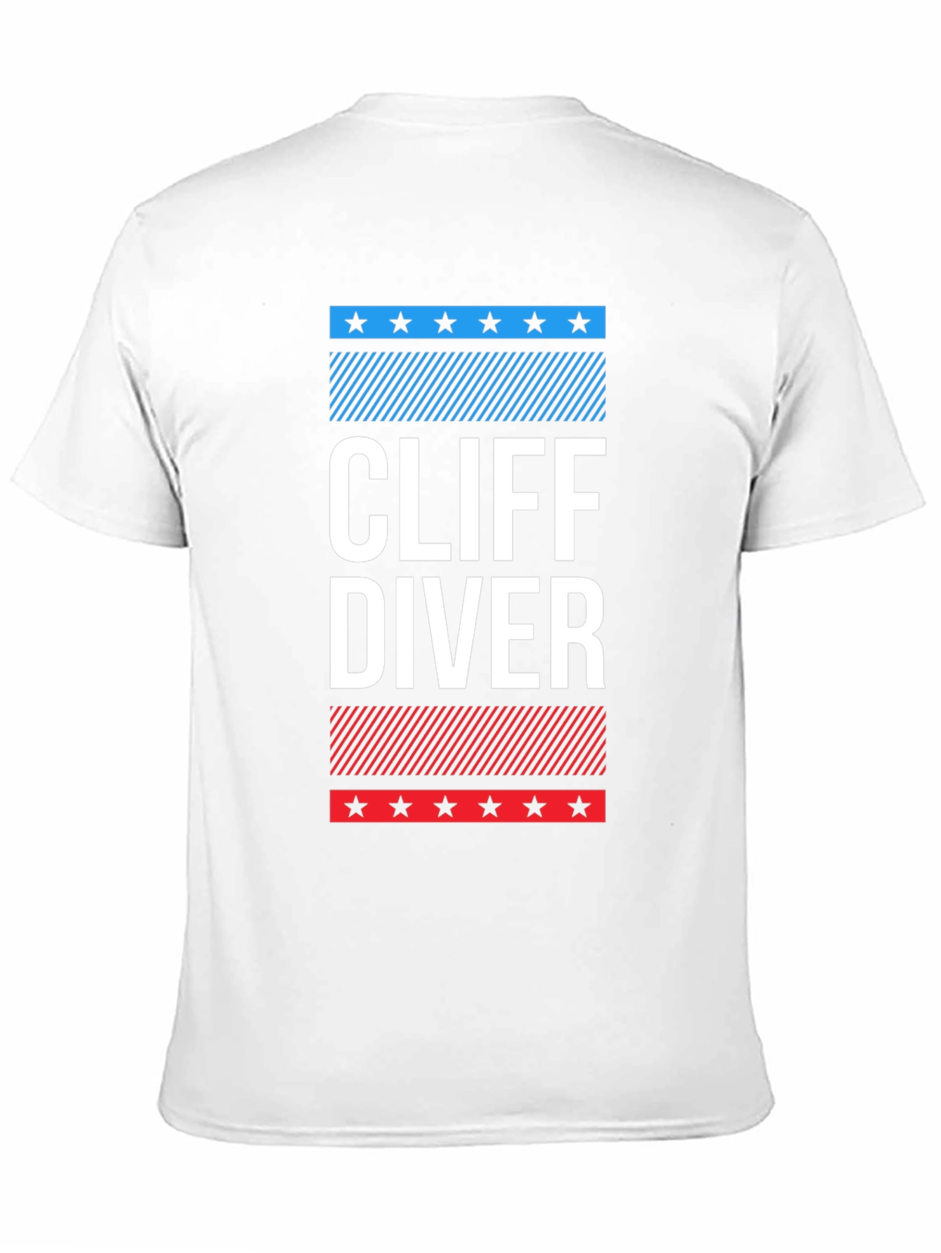 Cliff Diver Graphic Tee - Patriotic Design