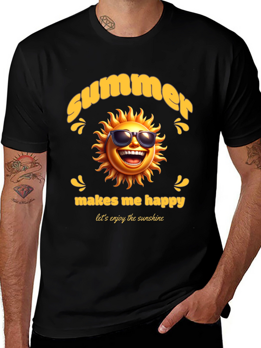 Summer Sun T-Shirt - Makes Me Happy
