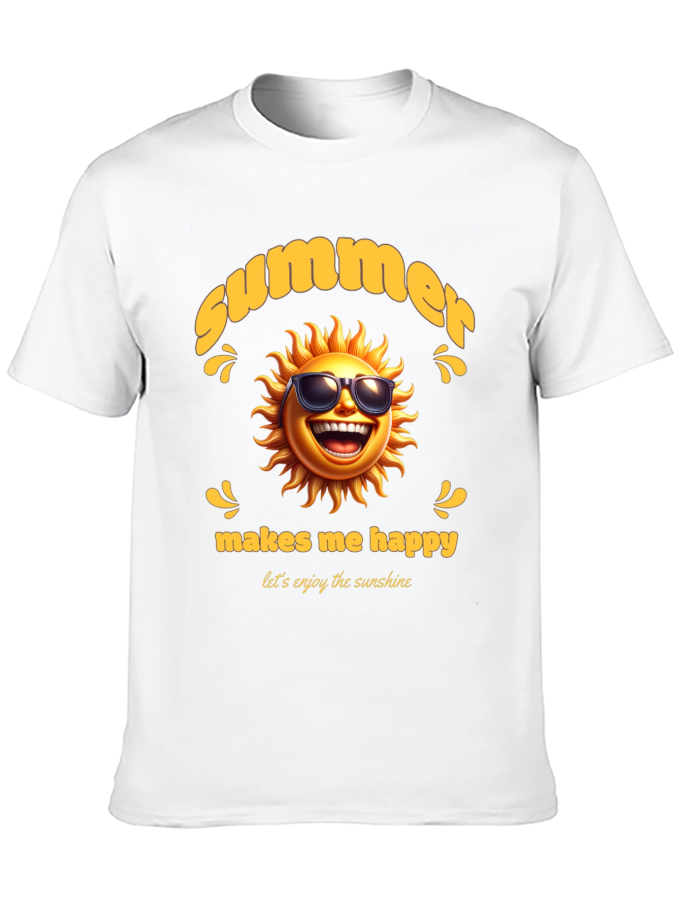 Summer Sun T-Shirt - Makes Me Happy