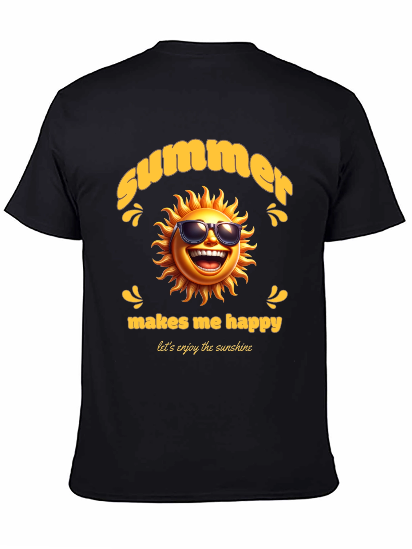 Summer Sun T-Shirt - Makes Me Happy