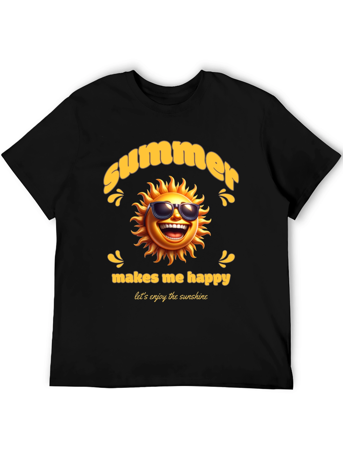 Summer Sun T-Shirt - Makes Me Happy