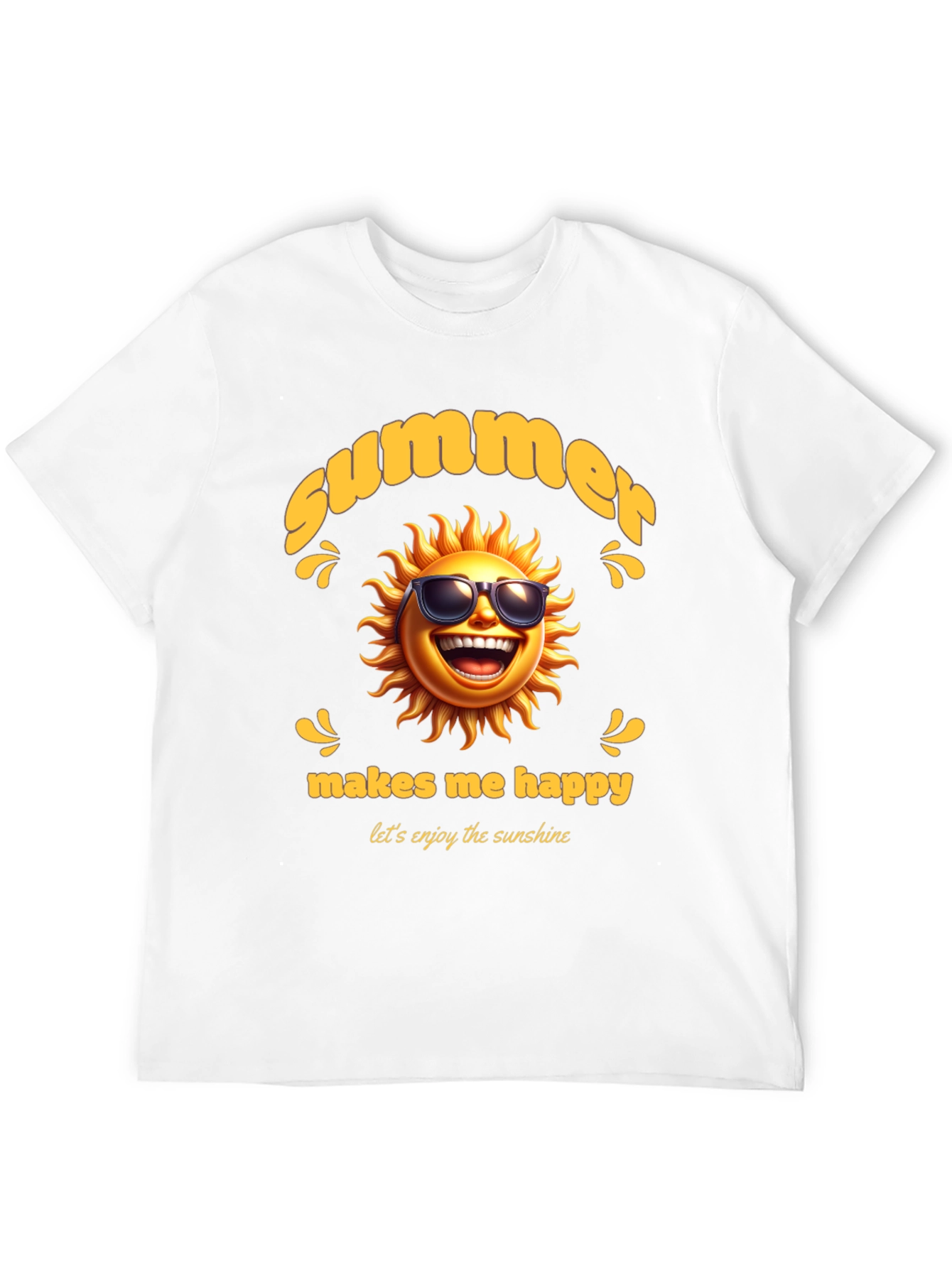 Summer Sun T-Shirt - Makes Me Happy