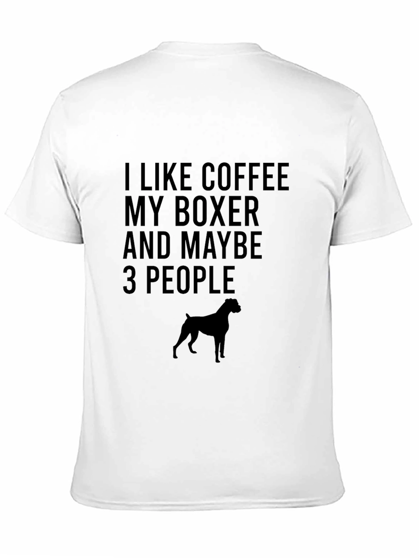 Coffee Boxer and People T-Shirt