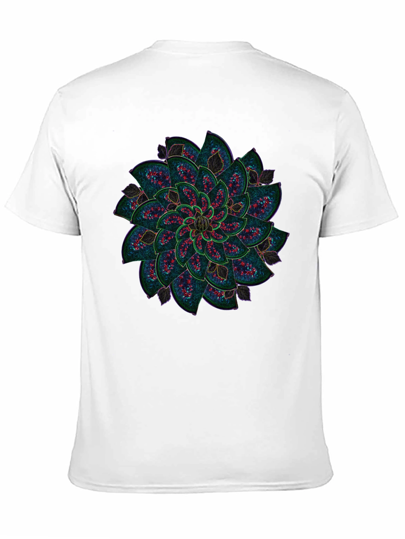 Botanical Mandala Graphic Tee - Stylish Comfort