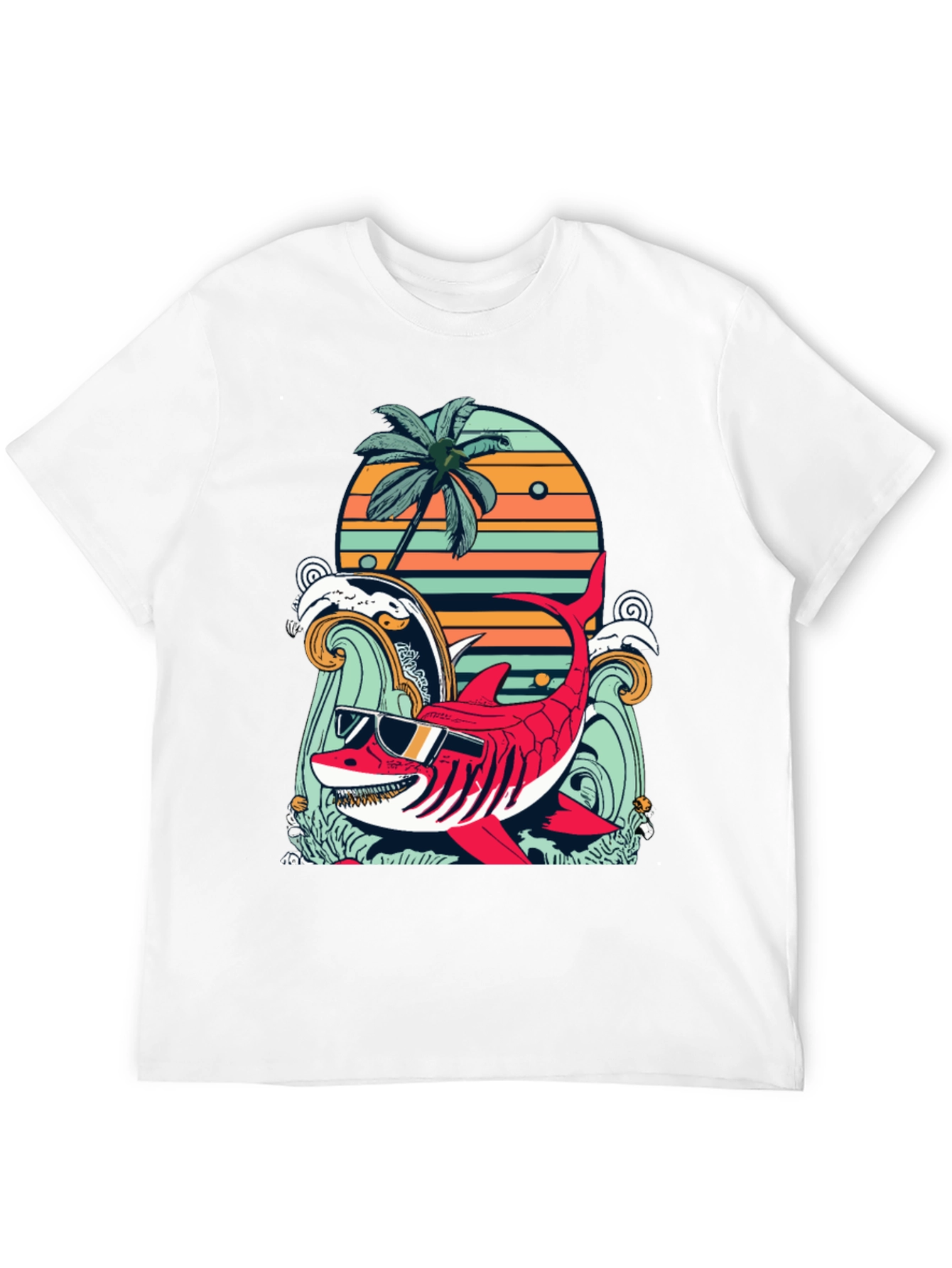 Cool Shark Summer Graphic Tee