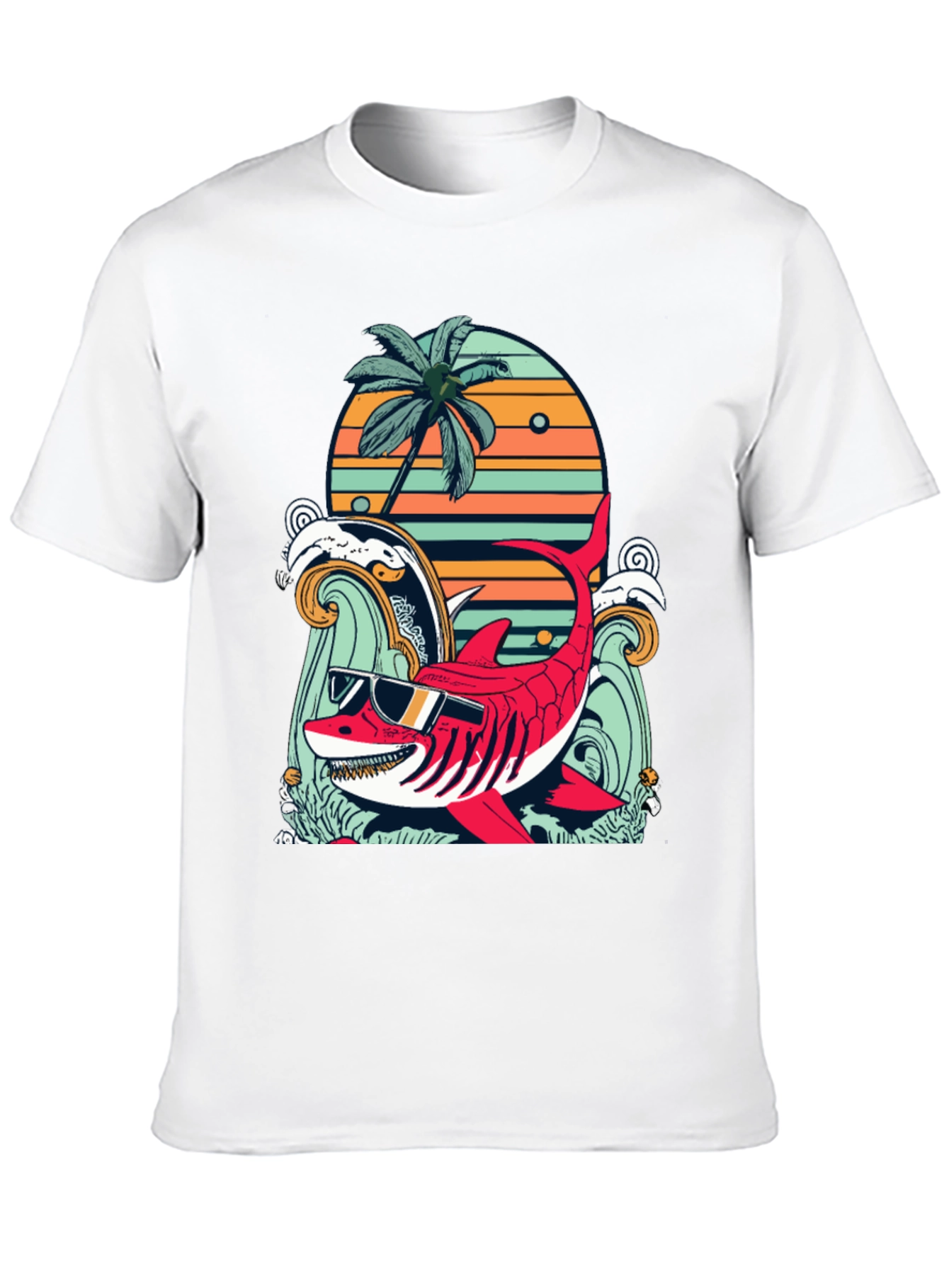 Cool Shark Summer Graphic Tee