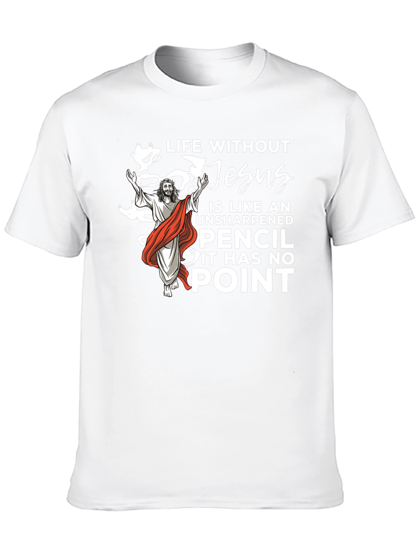 Life Without Jesus Black T-Shirt
