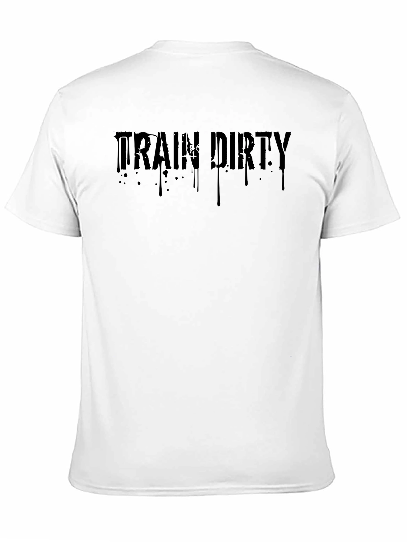 Train Dirty Black Graphic T-Shirt