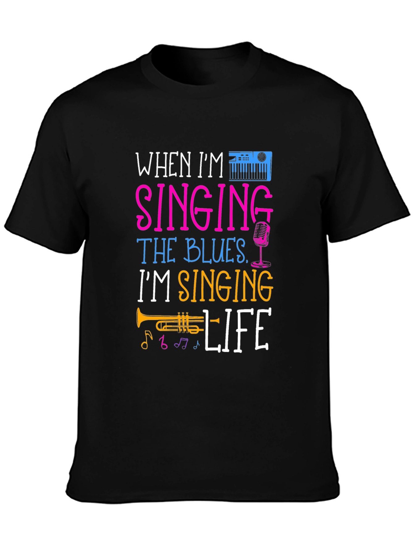 Singing the Blues Music Lover T-Shirt
