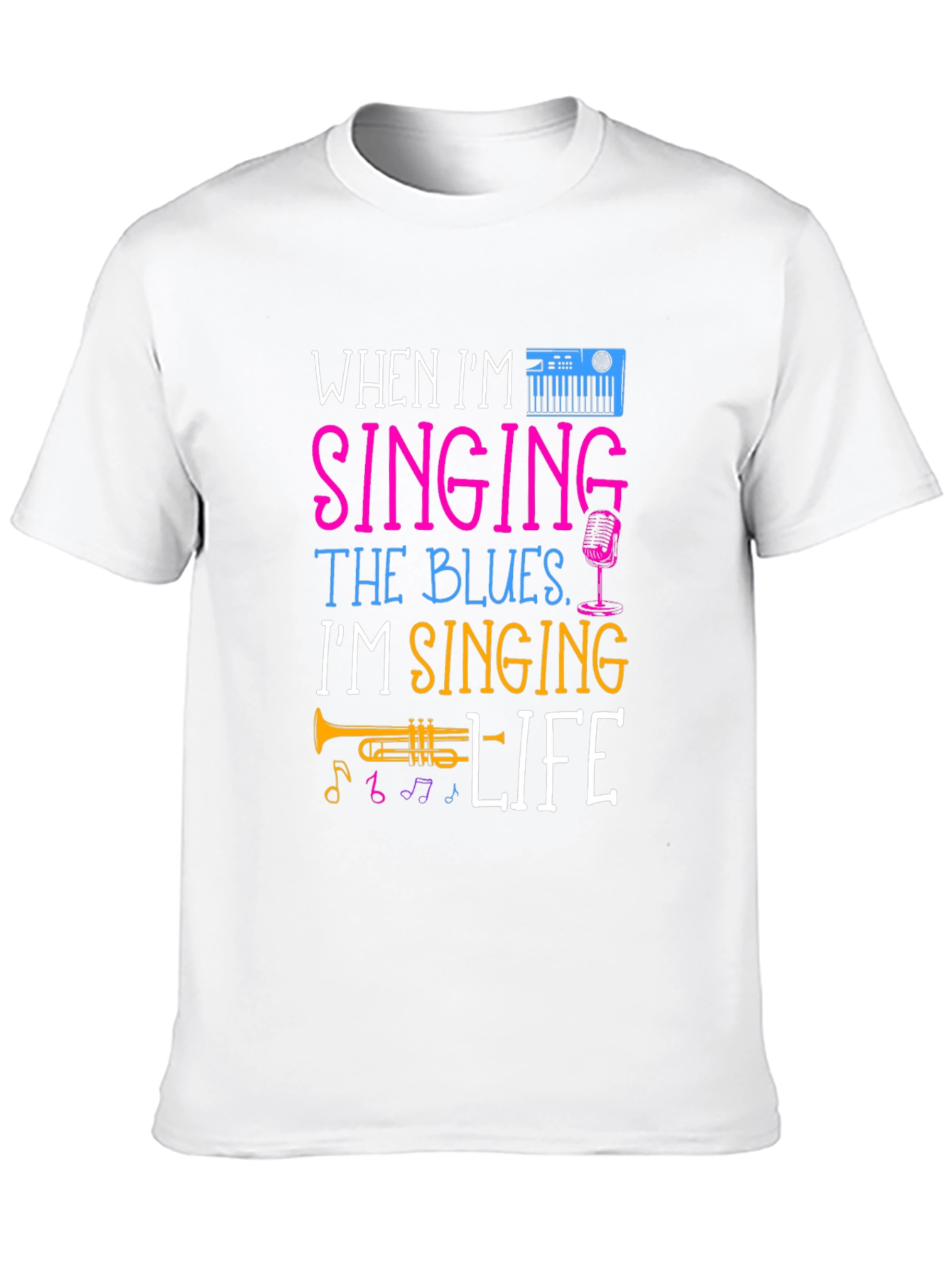 Singing the Blues Music Lover T-Shirt