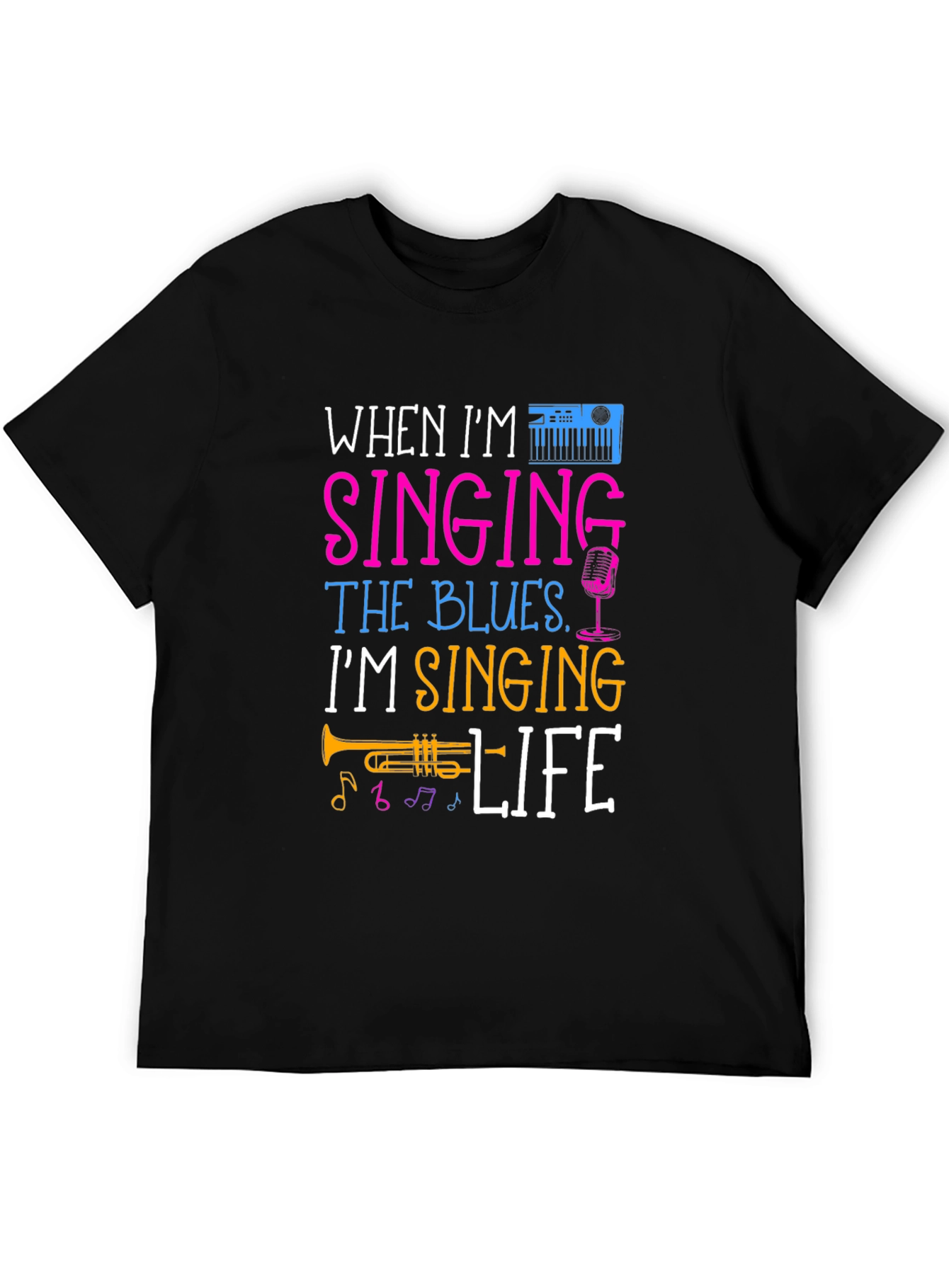 Singing the Blues Music Lover T-Shirt