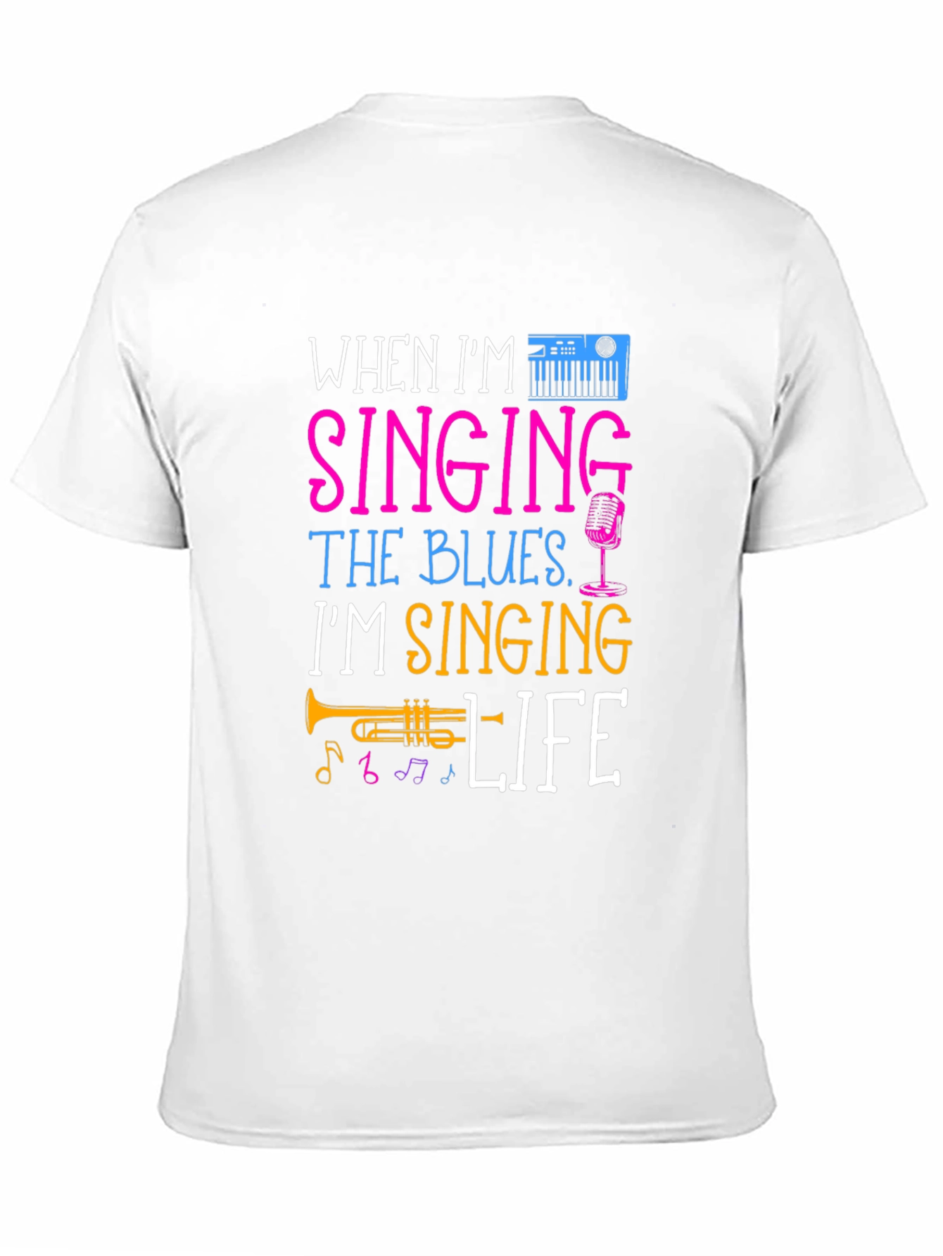 Singing the Blues Music Lover T-Shirt