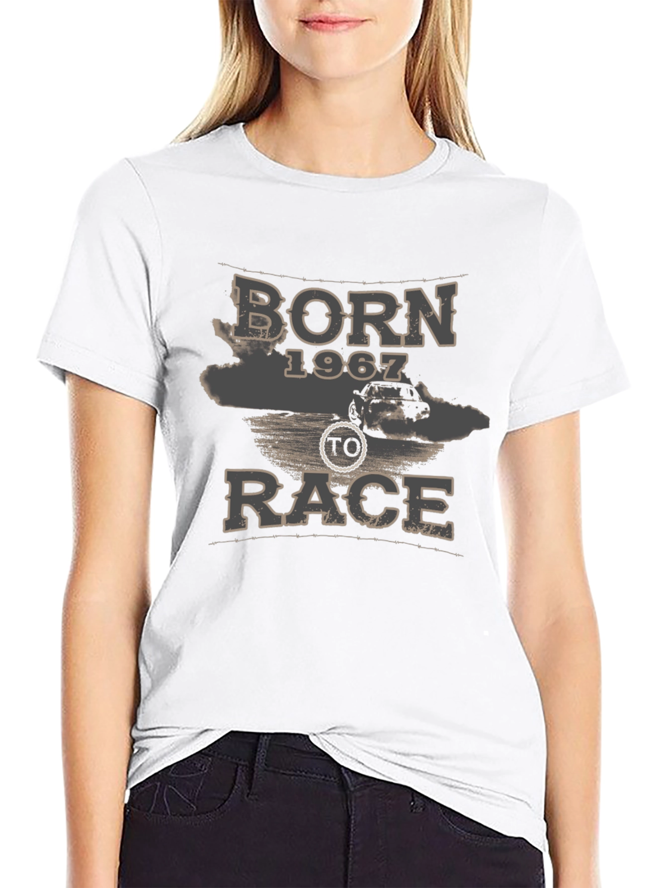 Born 1967 To Race Graphic Tee