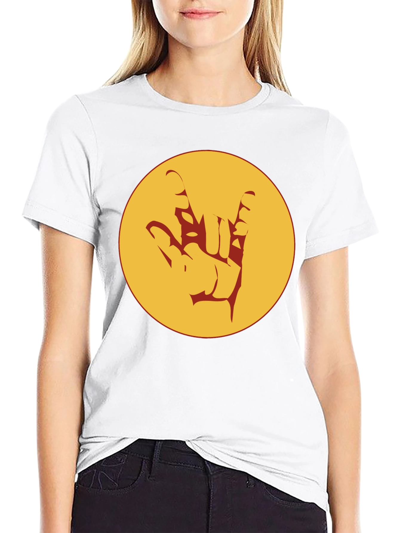 Rock On Graphic Tee - Black