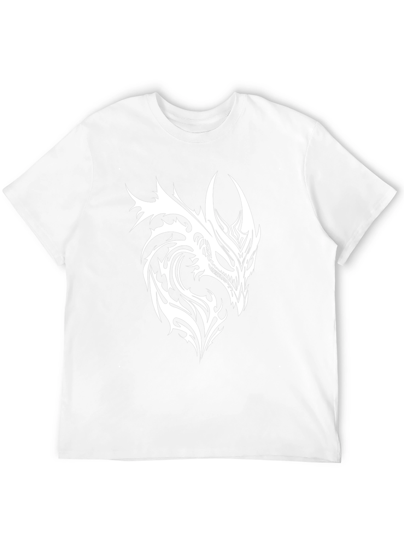 Tribal Dragon Graphic Black T-Shirt