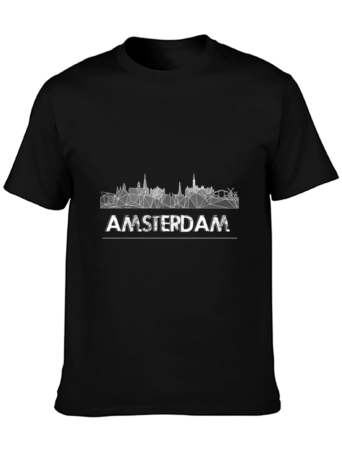 Amsterdam Skyline Geometric Graphic Tee