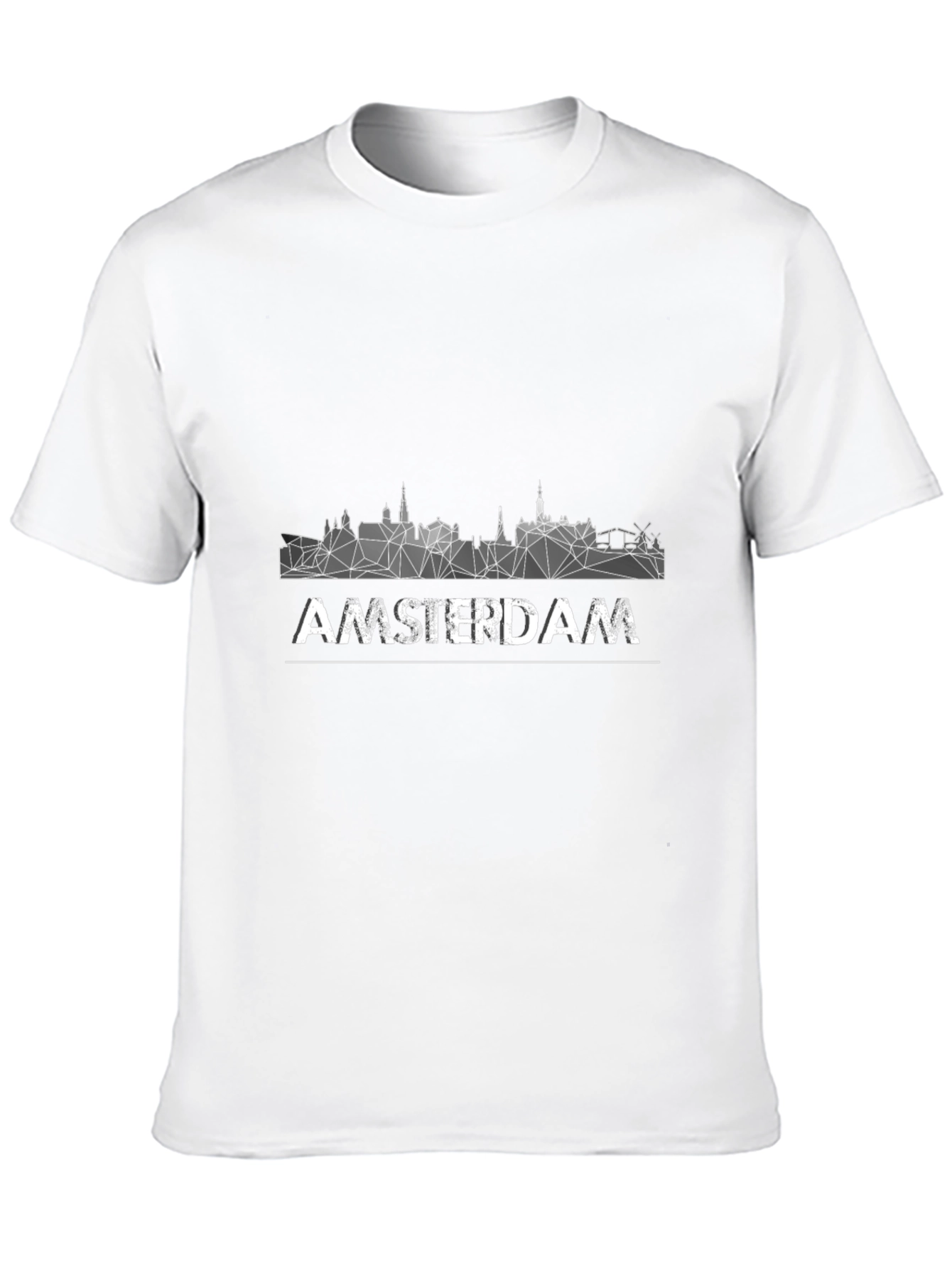 Amsterdam Skyline Geometric Graphic Tee