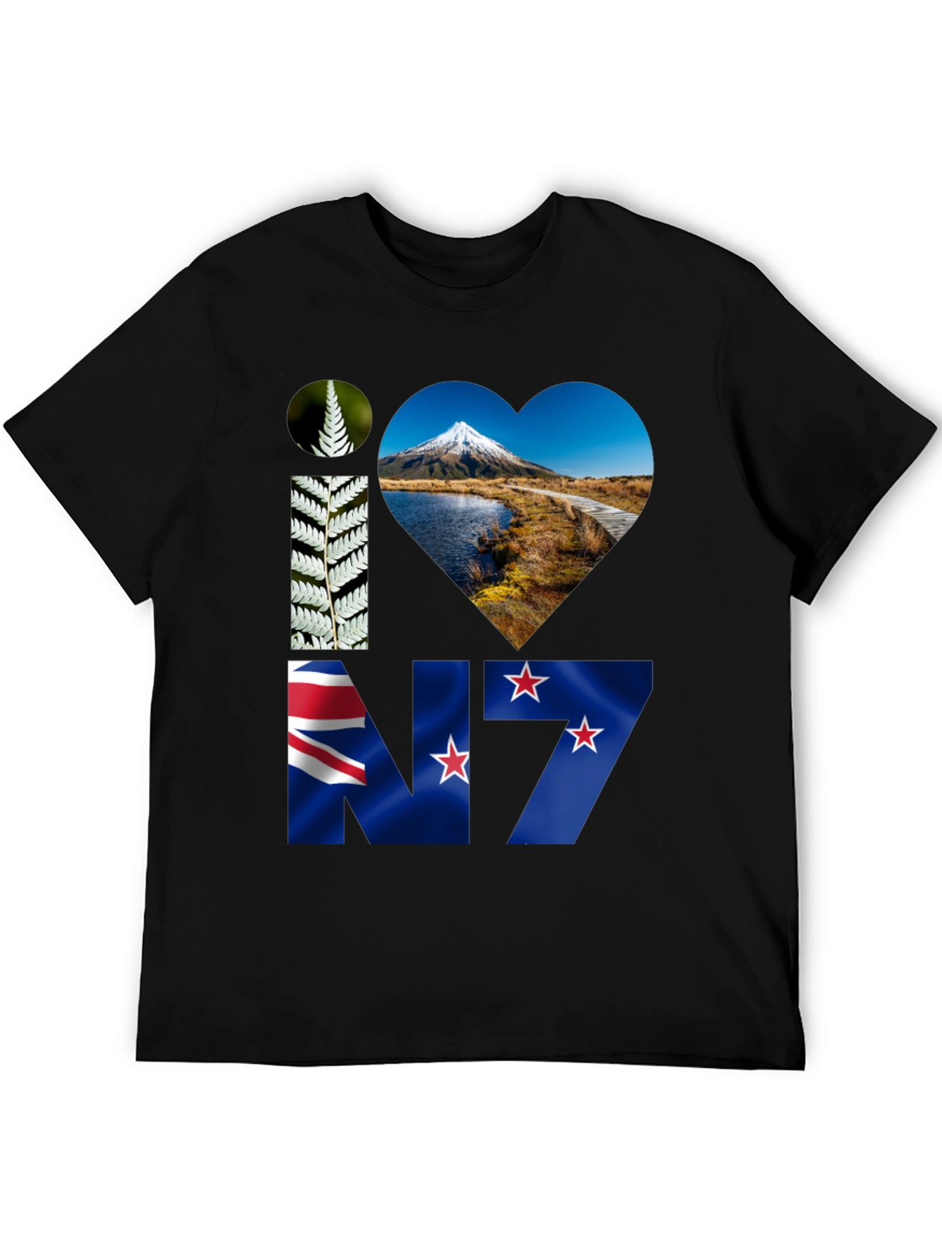 I Love New Zealand Graphic Tee