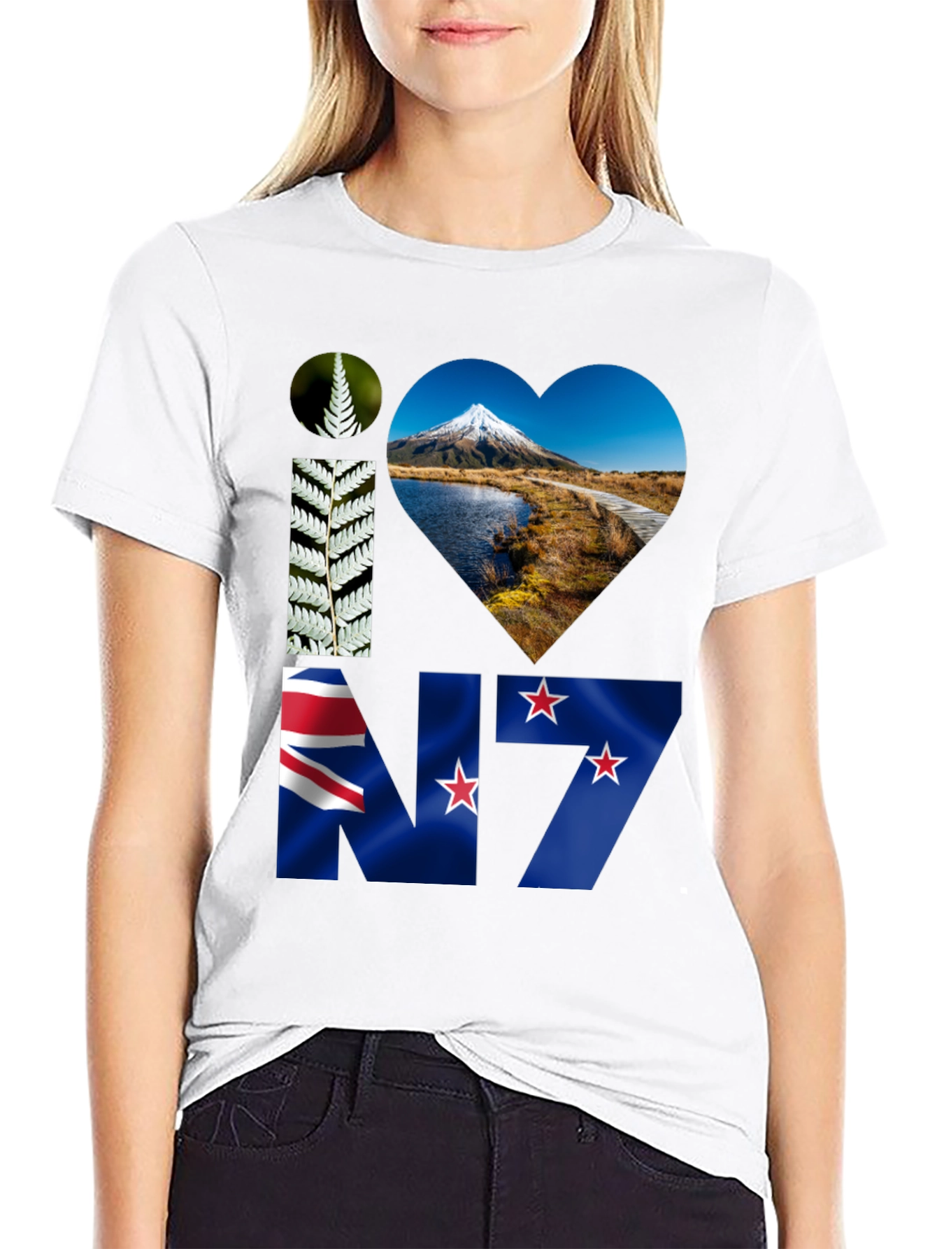 I Love New Zealand Graphic Tee