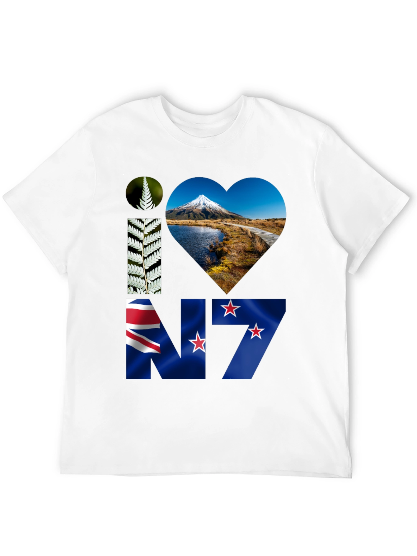 I Love New Zealand Graphic Tee