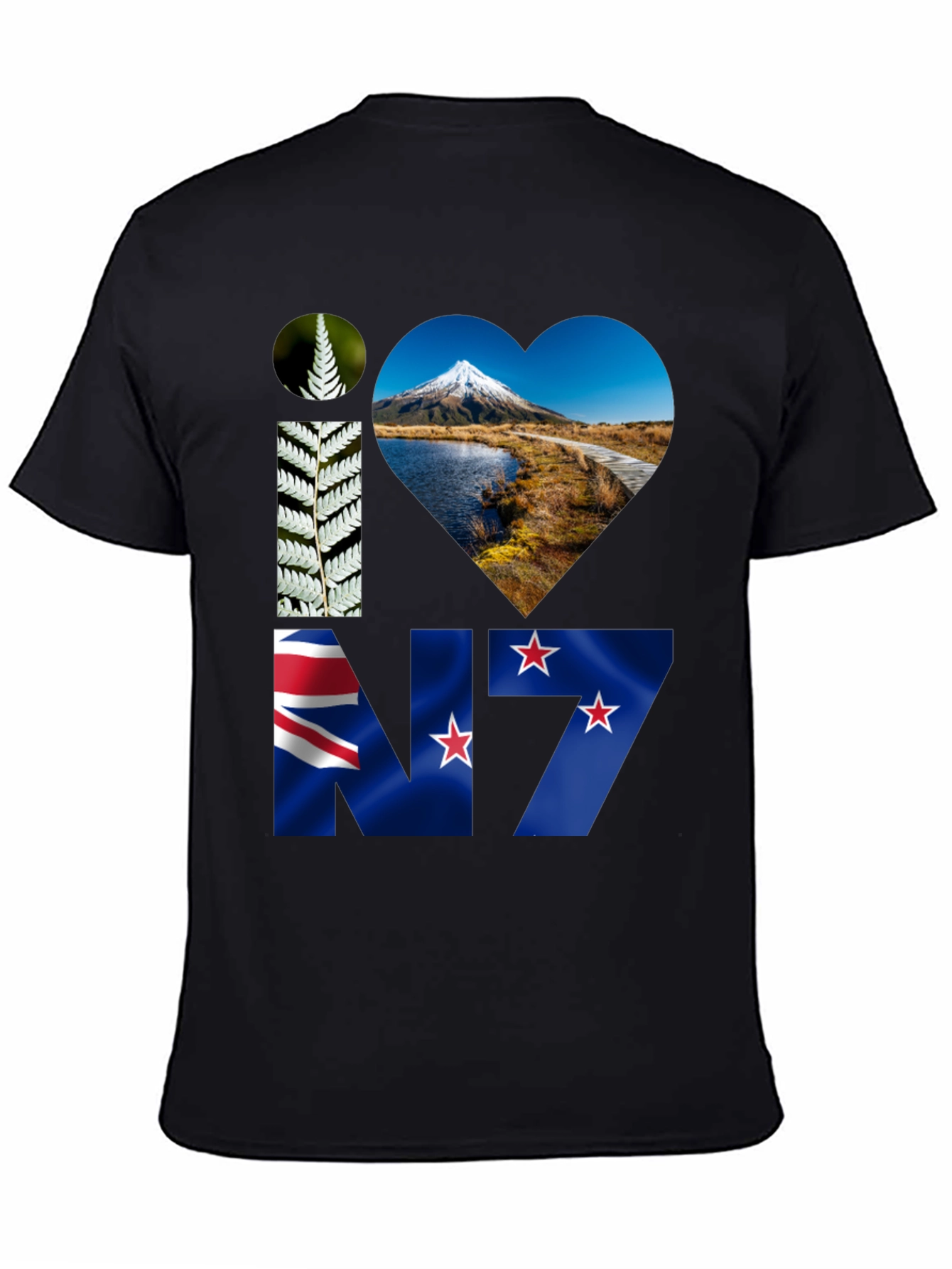 I Love New Zealand Graphic Tee