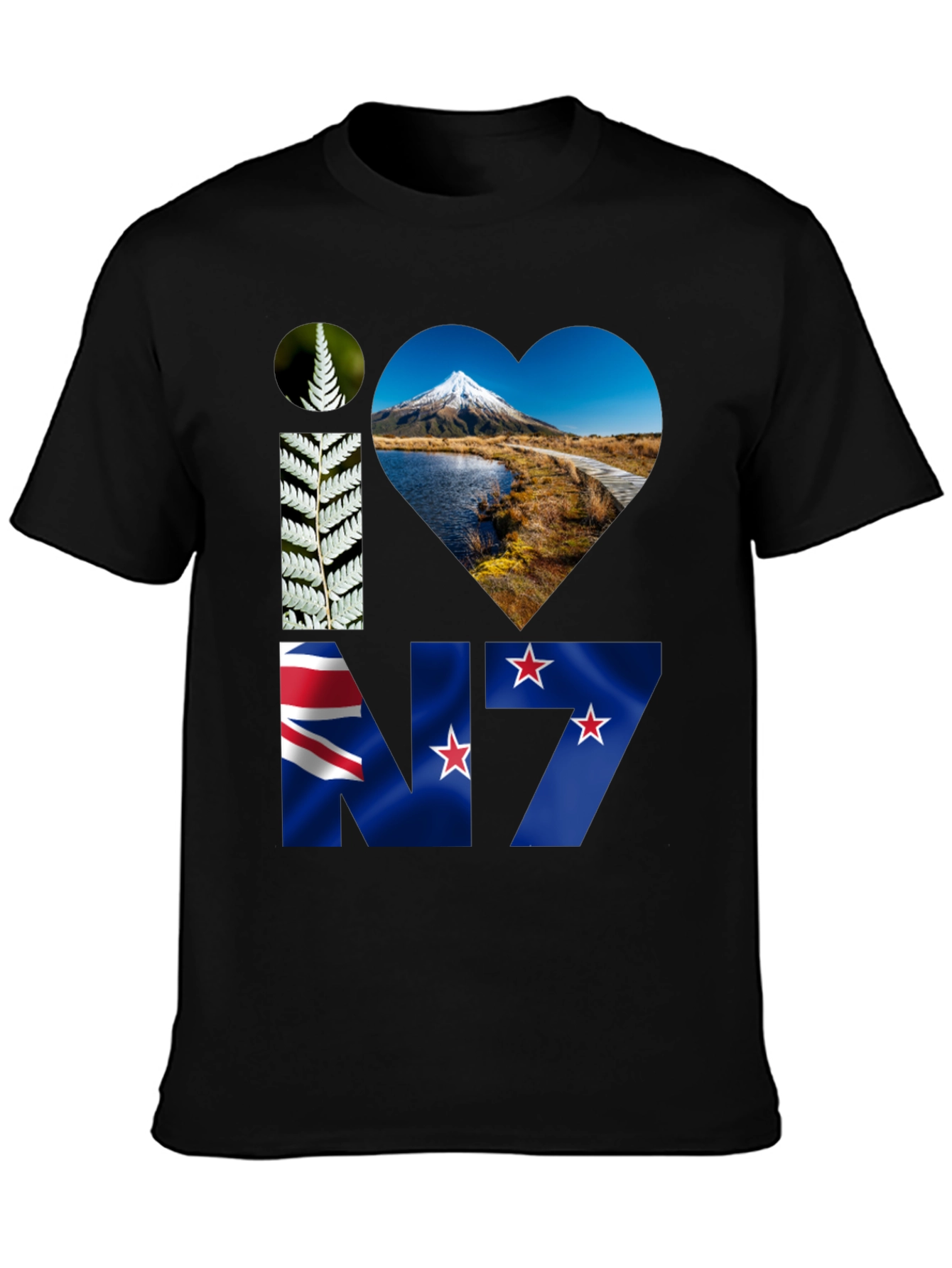I Love New Zealand Graphic Tee