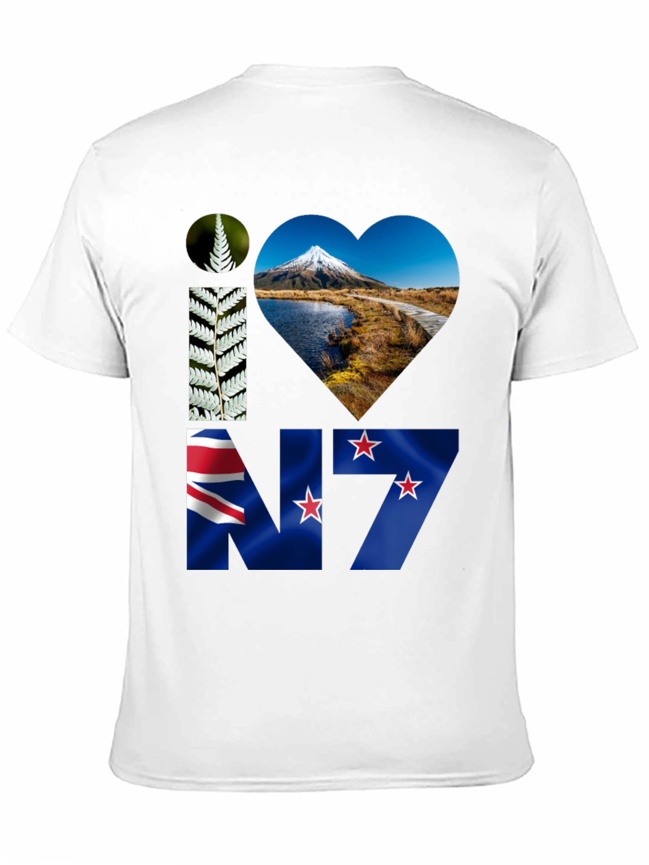 I Love New Zealand Graphic Tee