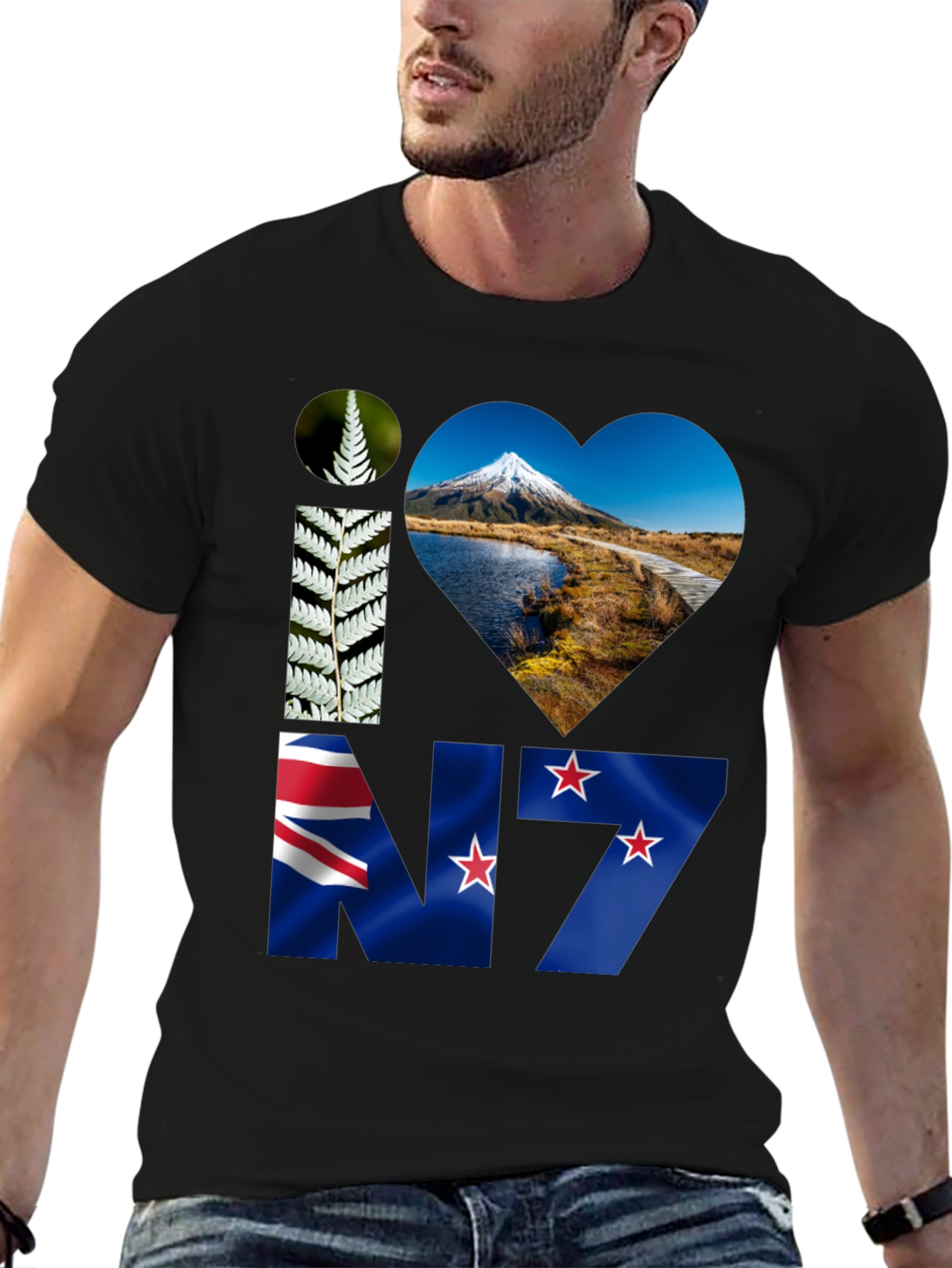 I Love New Zealand Graphic Tee