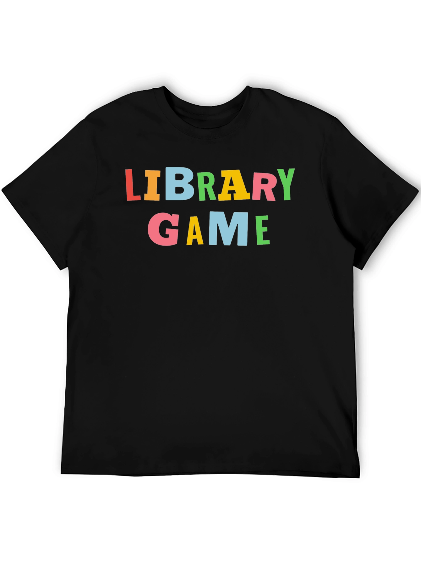 Library Game Graphic Tee - Fun Novelty Shirt