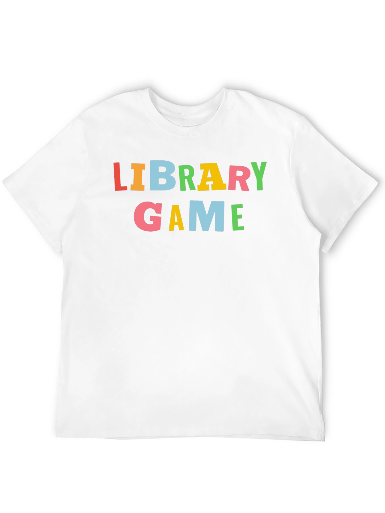 Library Game Graphic Tee - Fun Novelty Shirt