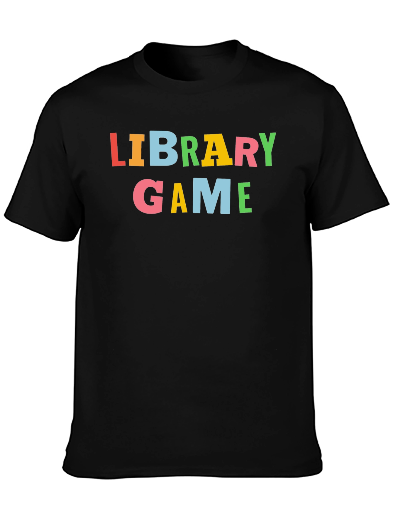 Library Game Graphic Tee - Fun Novelty Shirt