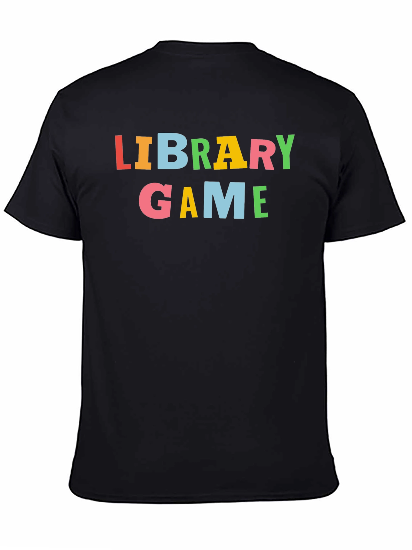 Library Game Graphic Tee - Fun Novelty Shirt