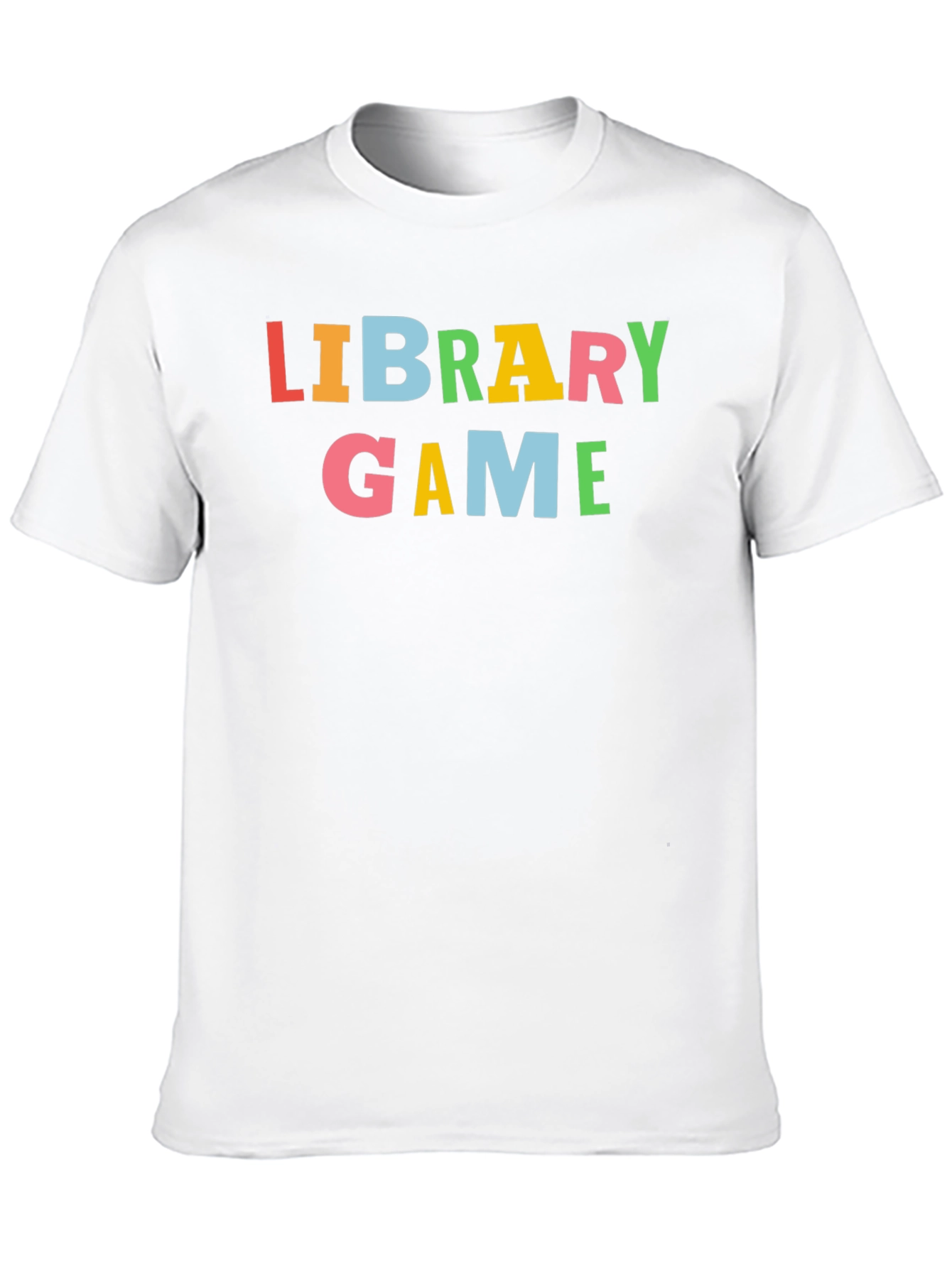 Library Game Graphic Tee - Fun Novelty Shirt