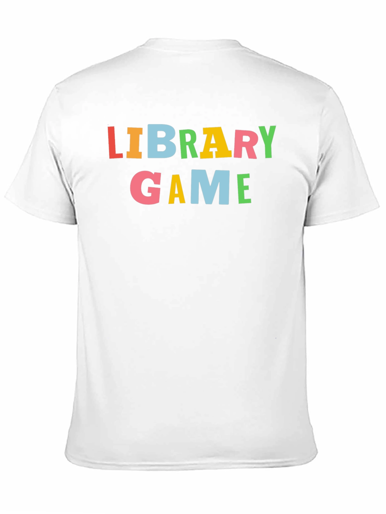 Library Game Graphic Tee - Fun Novelty Shirt