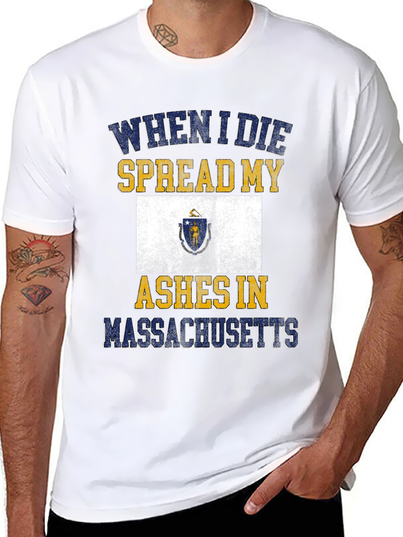 Massachusetts Ashes T-Shirt
