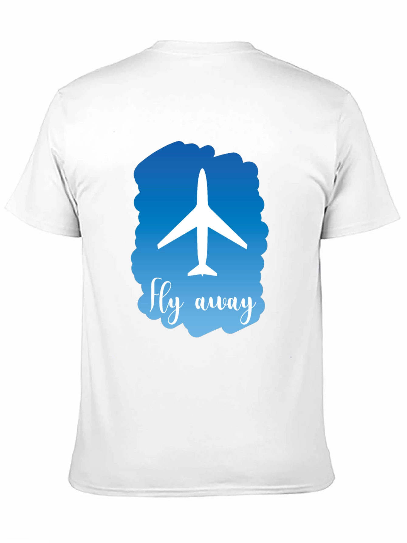 Fly Away Graphic T-Shirt - Airplane Design