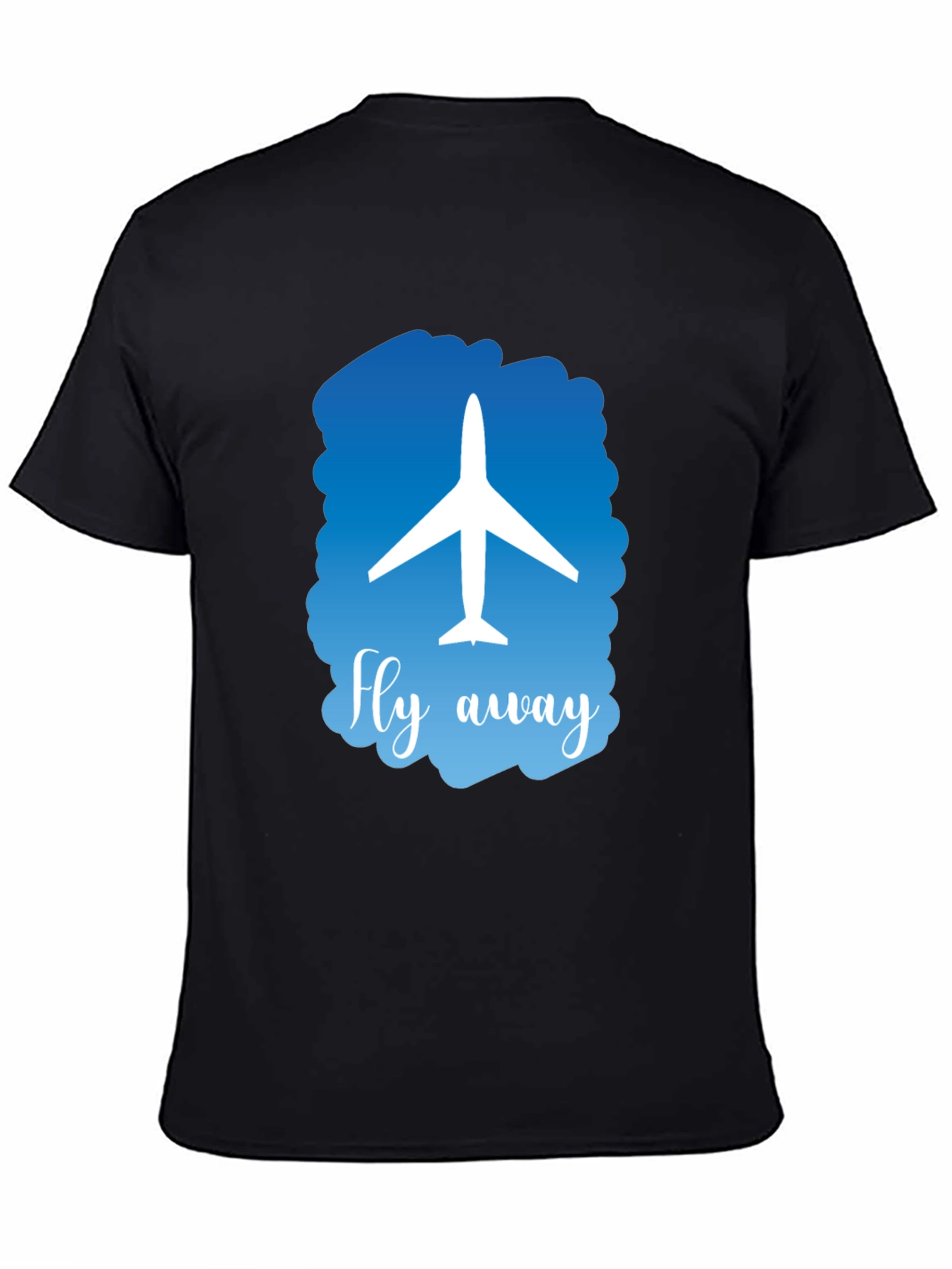 Fly Away Graphic T-Shirt - Airplane Design
