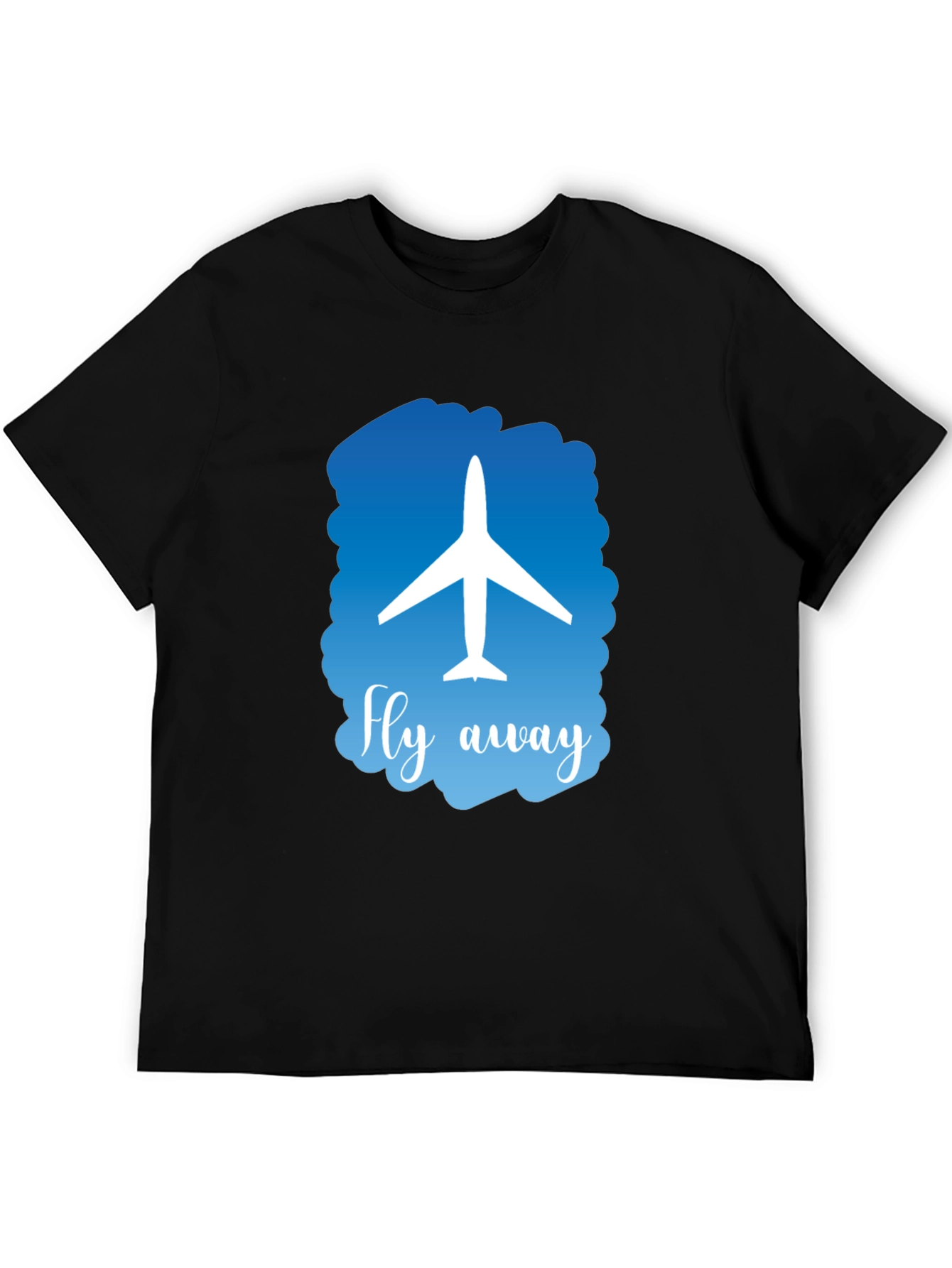 Fly Away Graphic T-Shirt - Airplane Design