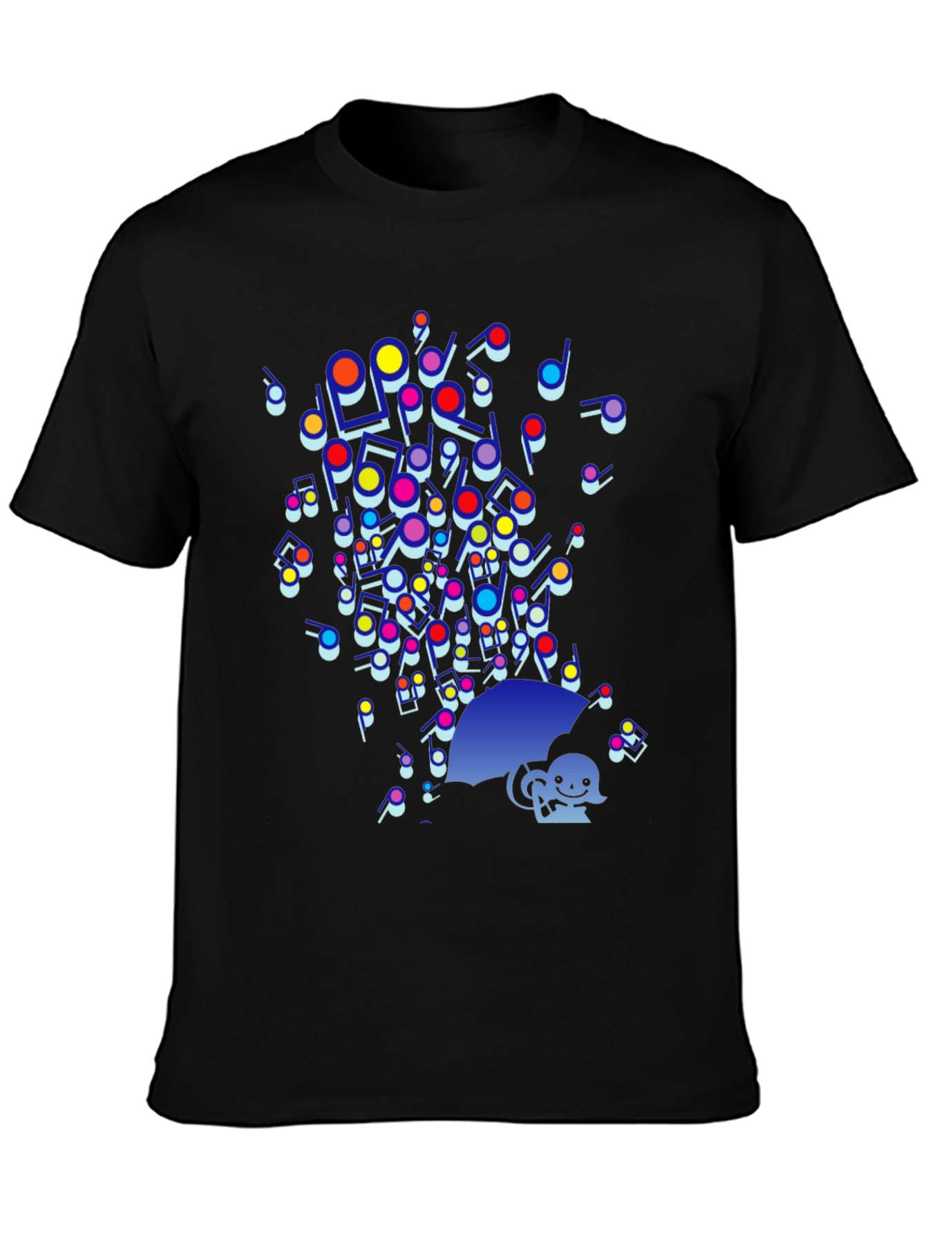 Music Notes Rain T-Shirt