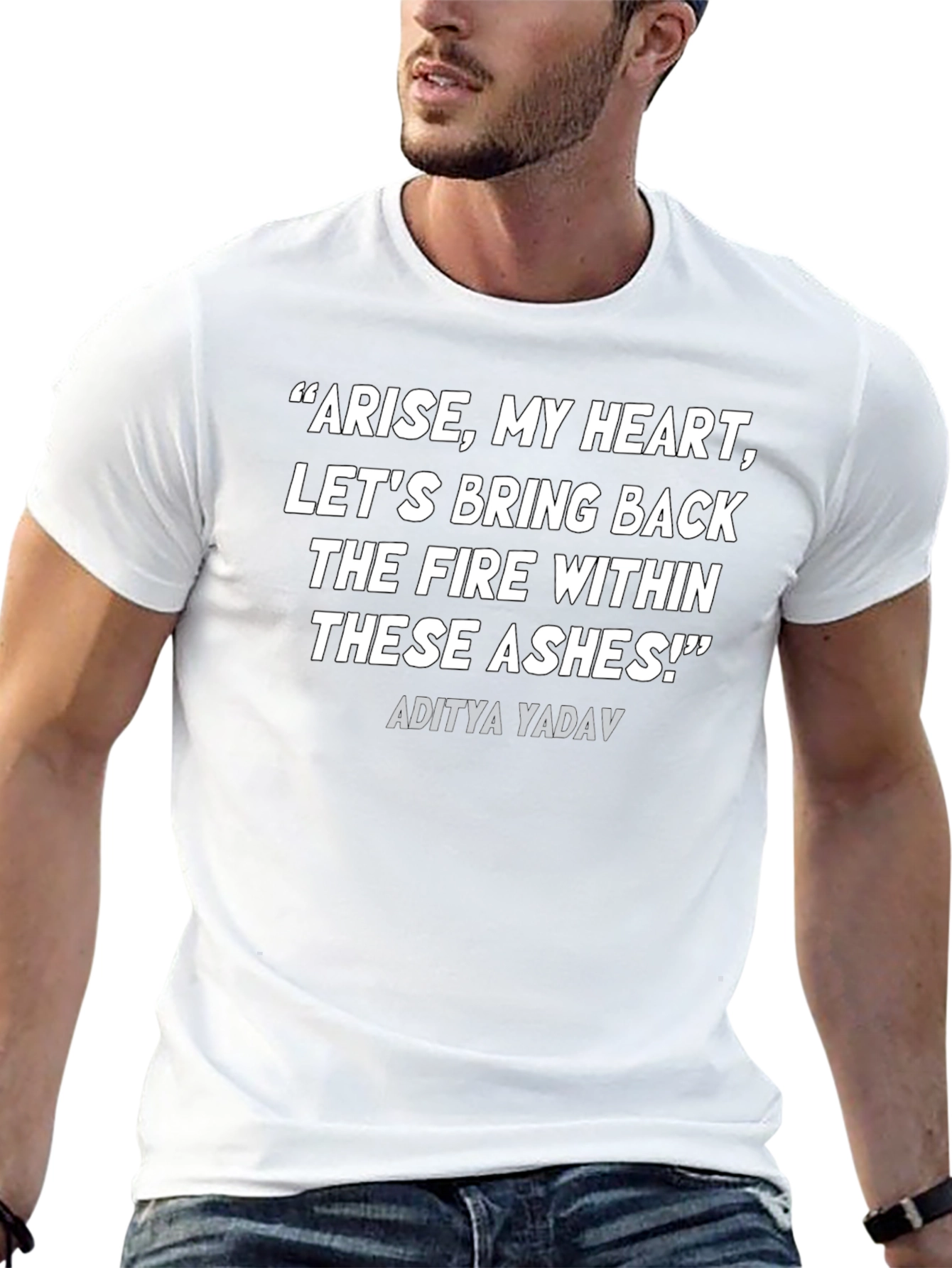 Motivational Quote T-Shirt - Arise My Heart