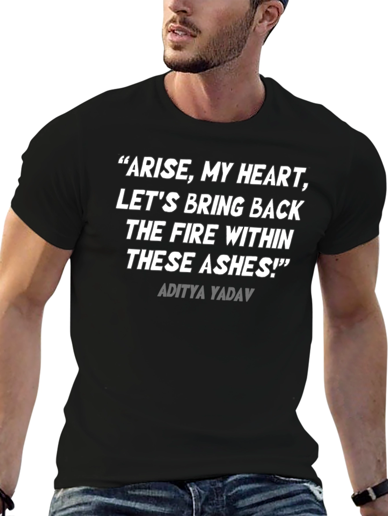 Motivational Quote T-Shirt - Arise My Heart